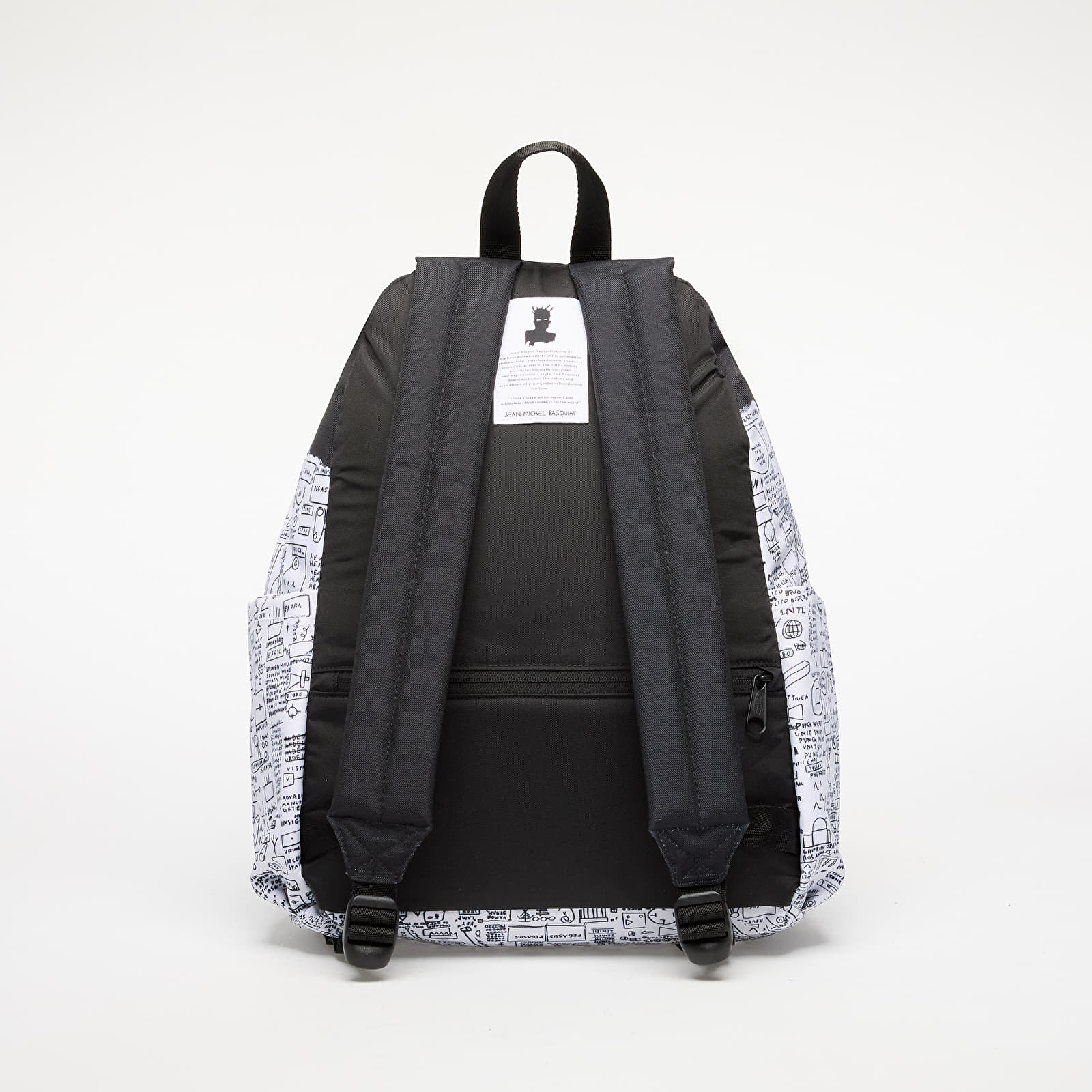 Mochilas para hombres Eastpak x Basquiat Day Pak'r Pegasus Backpack Black/ White
