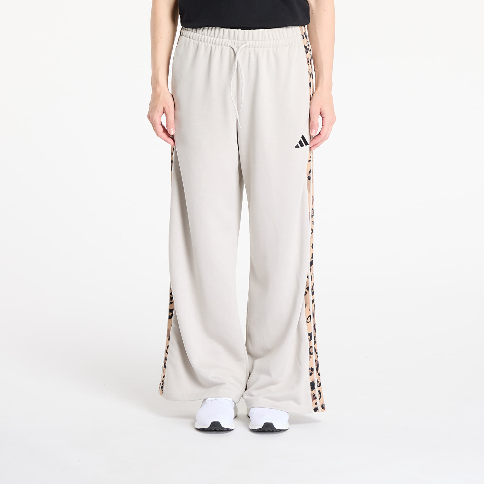 Sweatpants adidas W Animal Print 3-Stripes Open Hem Pants Wonder Aluminium/ Multicolor M