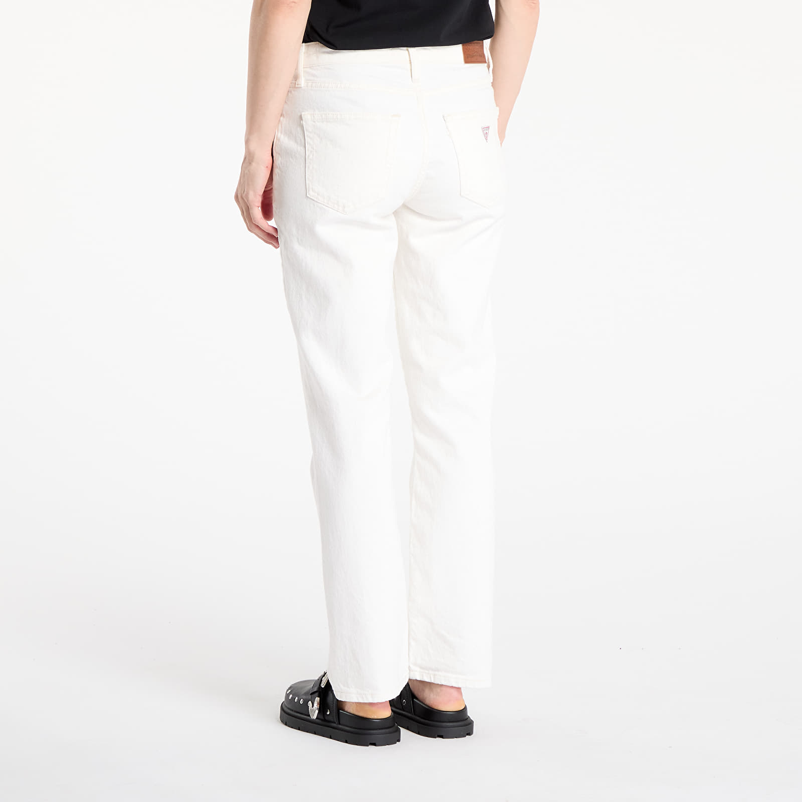 Pants Guess Jeans G08 Mid Rise Stra White