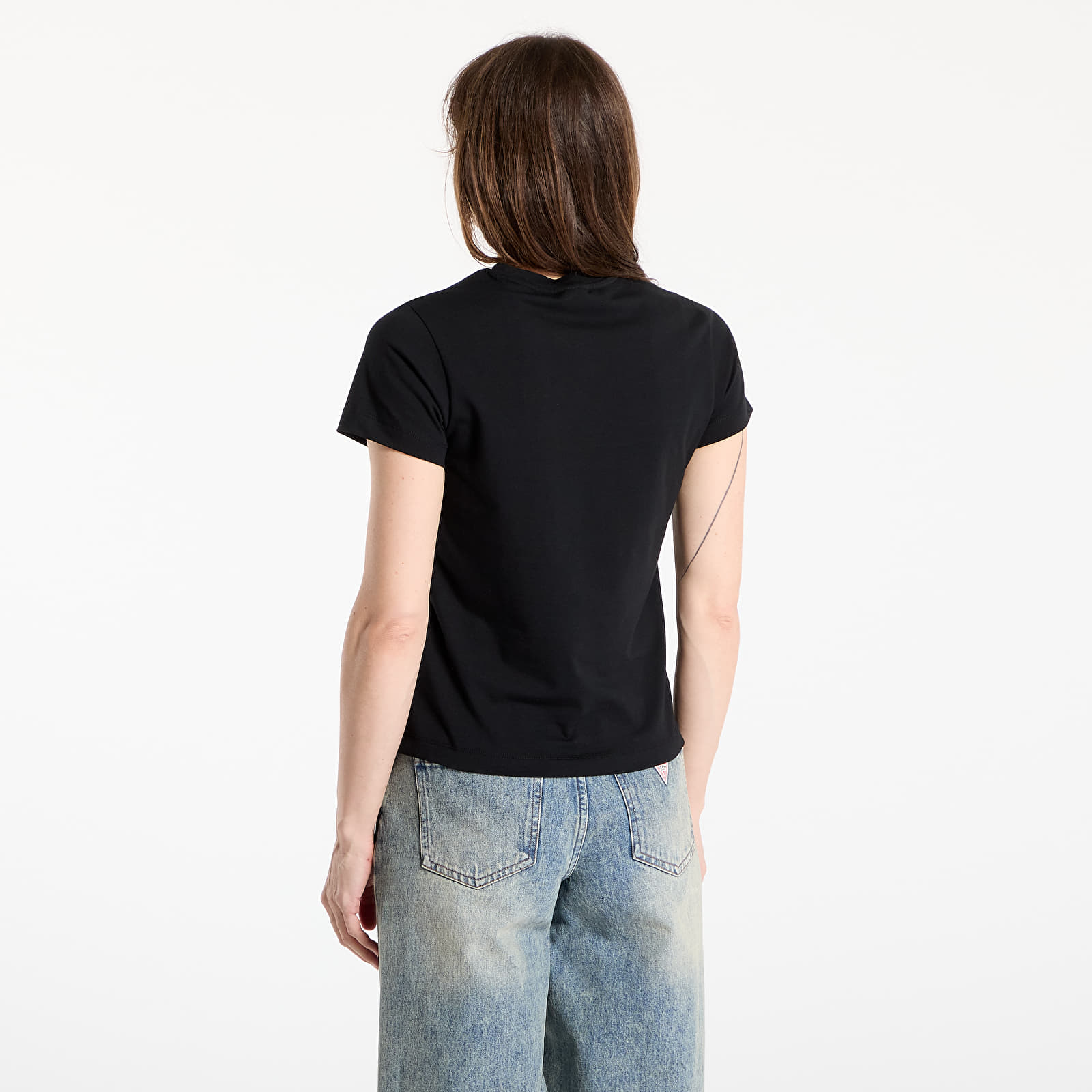 Trička Guess Colette Ss Tee Black