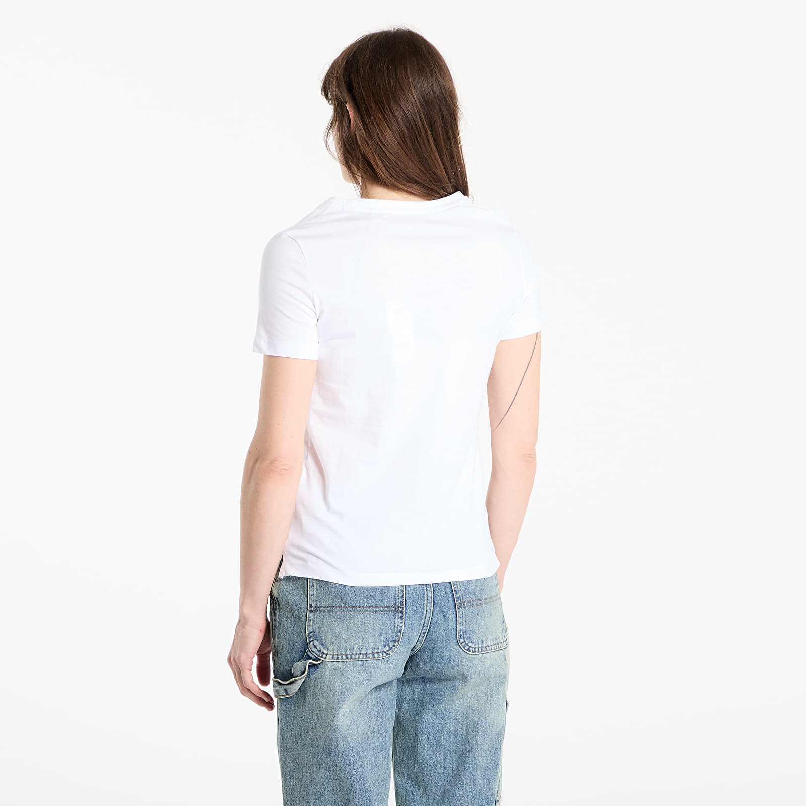 Trička Guess Ss Cn Original Tee White