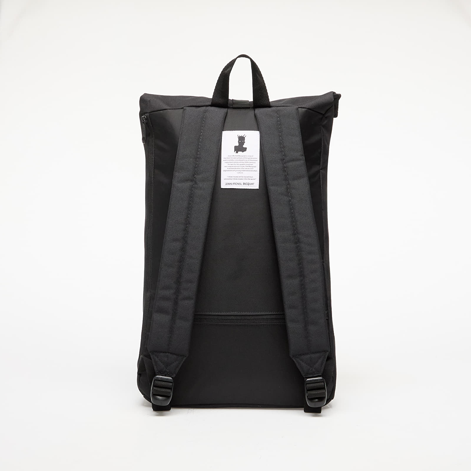 Men's backpacks Eastpak Up Roll Basquiat Quotes Backpack Black