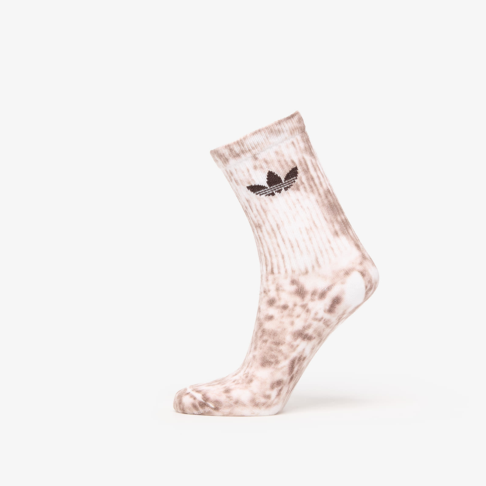 Calcetines para hombre adidas Tie Dye Crew Socks 3-Pack Trace Brown/ Dark Brown