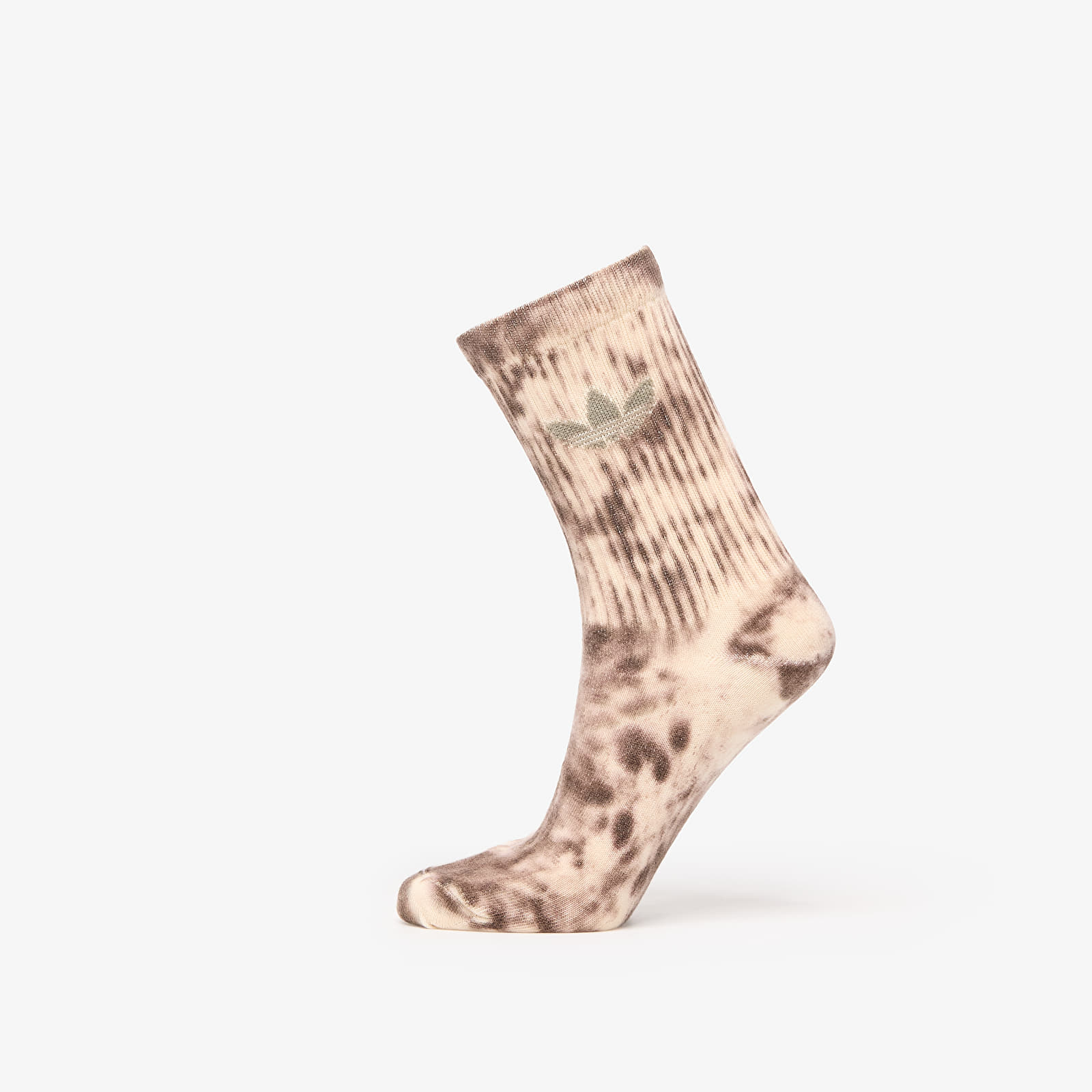 Calcetines para hombre adidas Tie Dye Crew Socks 3-Pack Trace Brown/ Dark Brown