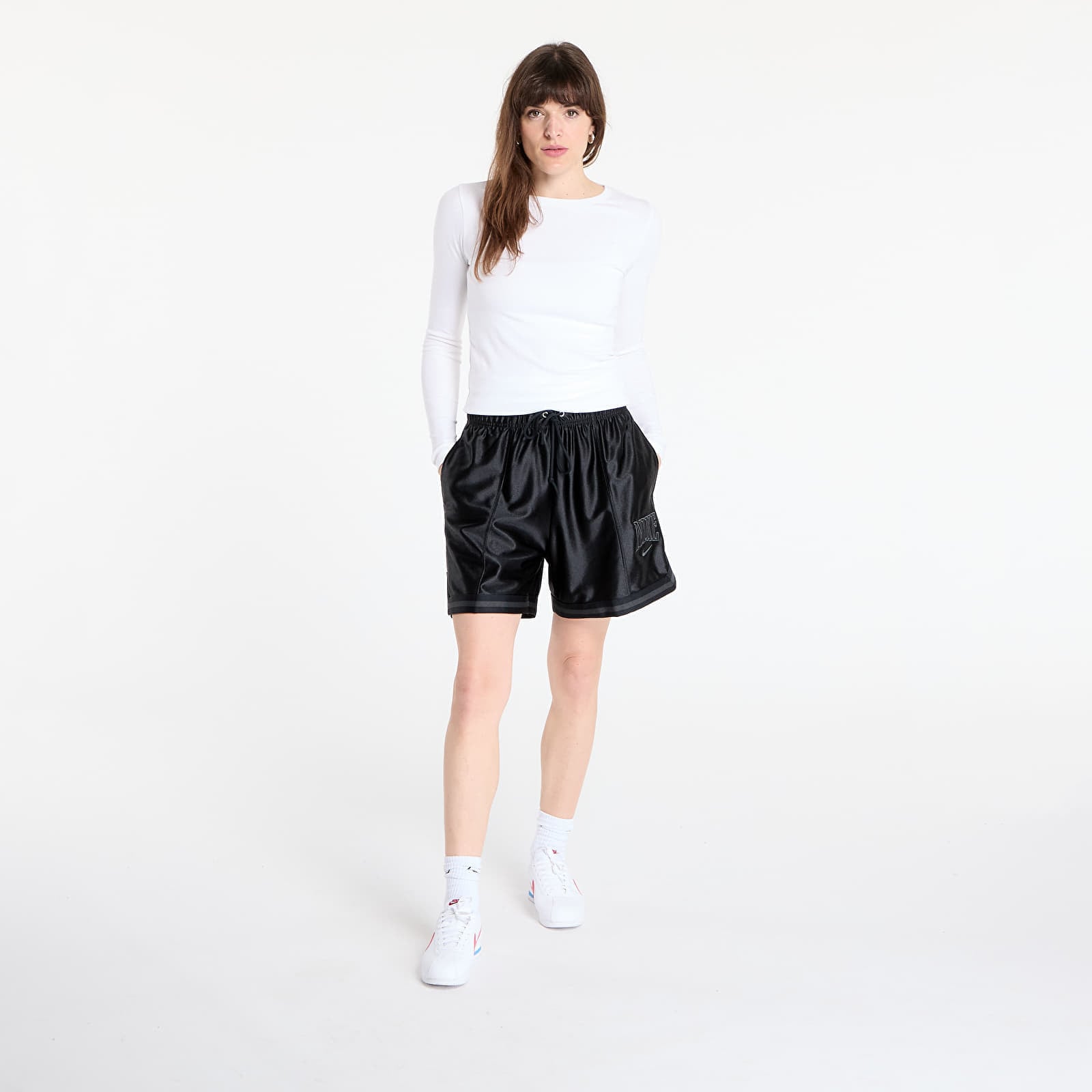 Pantaloni scurți Nike ACG Sportswear Womens Loose Mid-Rise Graphic Shorts Black/ Anthracite/ Anthracite L