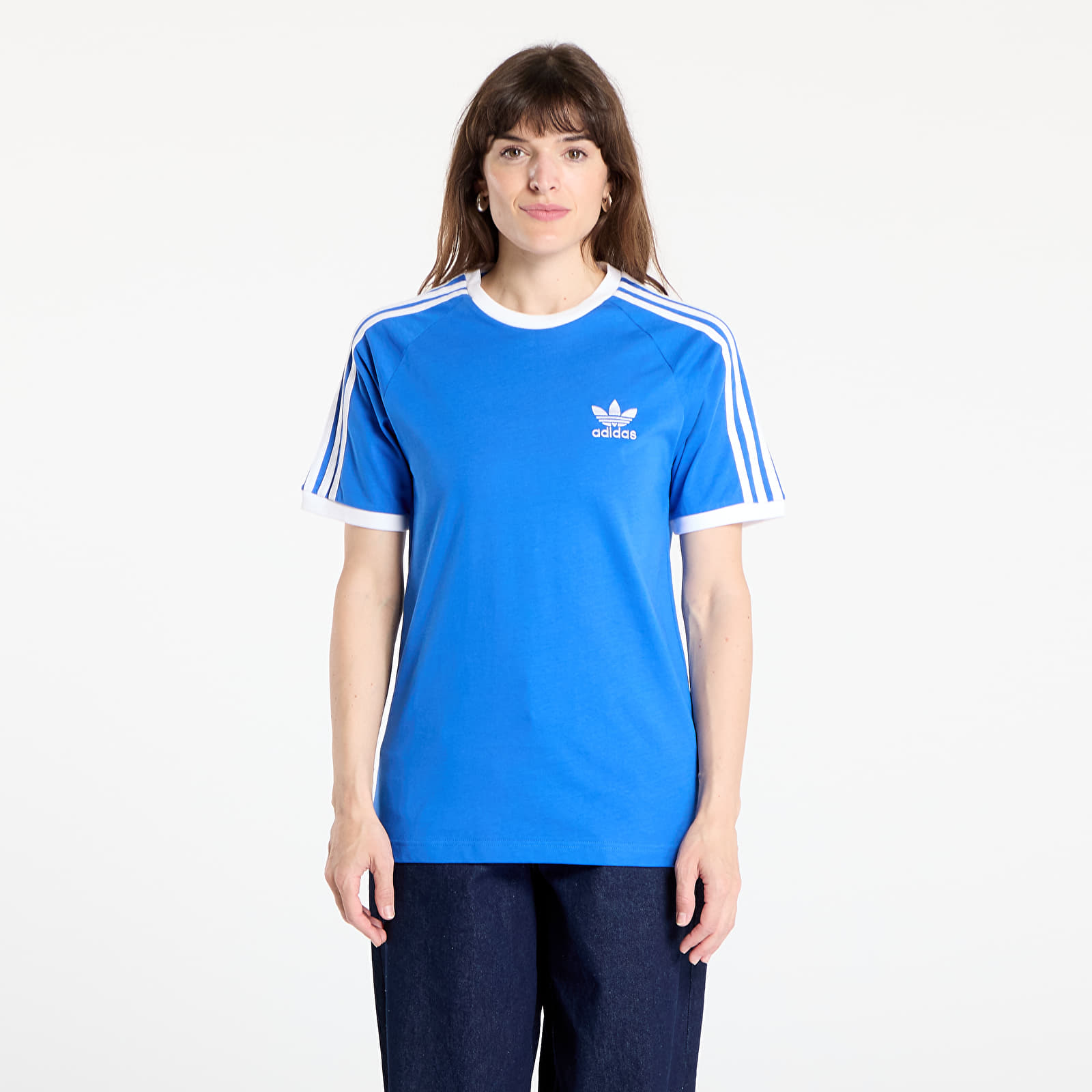 Camisetas hombre adidas 3-Stripes Tee UNISEX Blue
