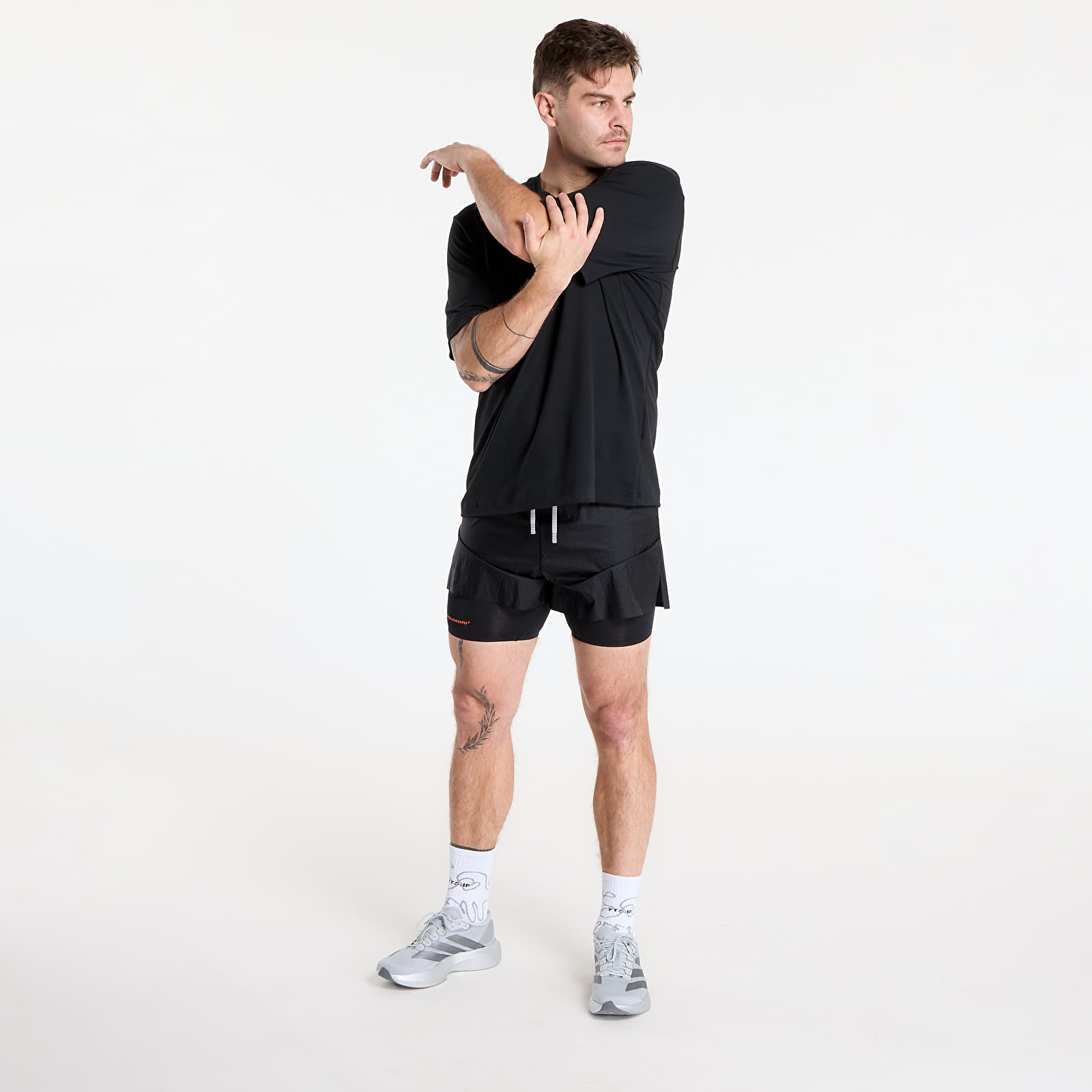 Camisetas hombre adidas Z.N.E. Loose Fit T-Shirt Black/ Black
