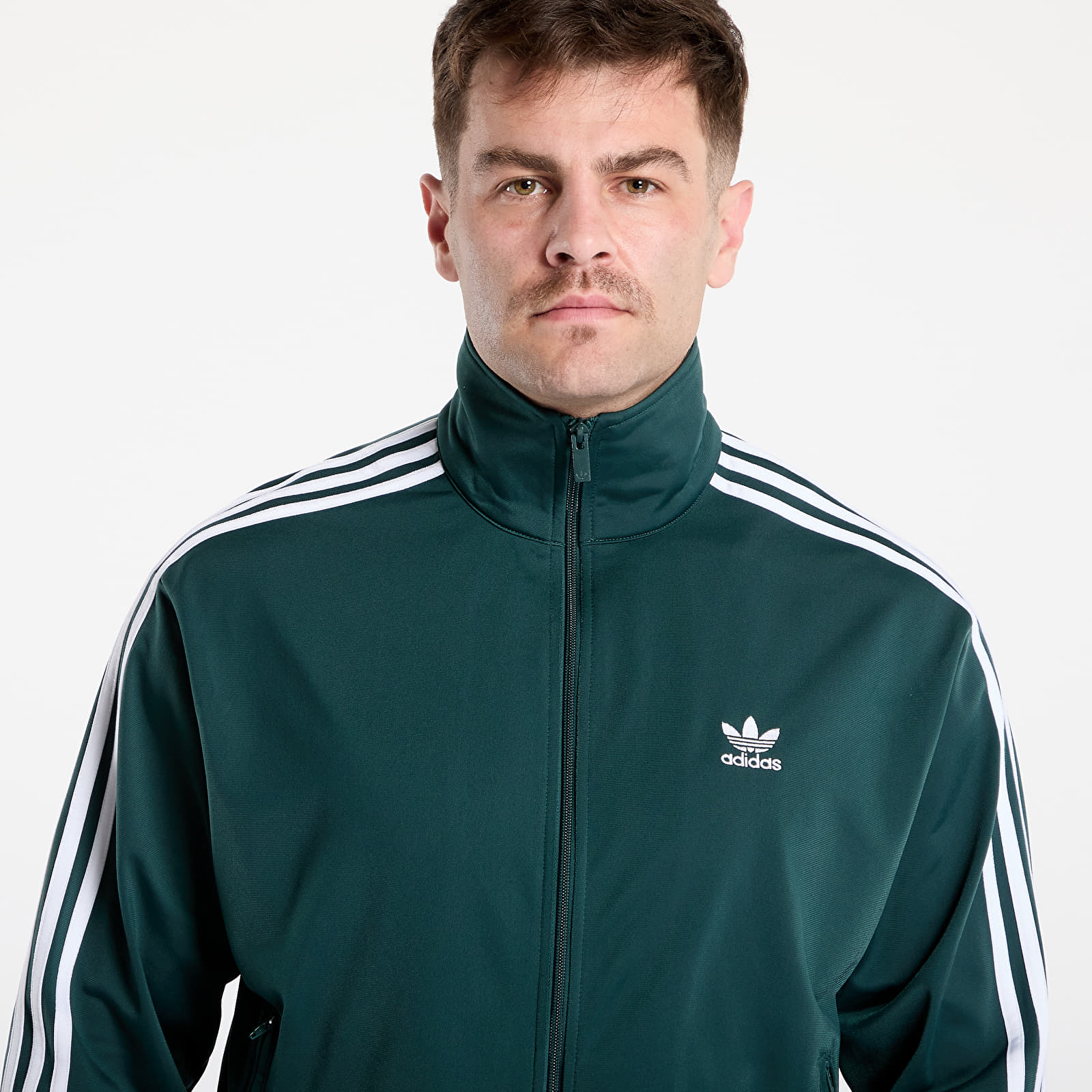 Sudaderas de hombre adidas Adicolor Classics Firebird Track Top Mineral Green