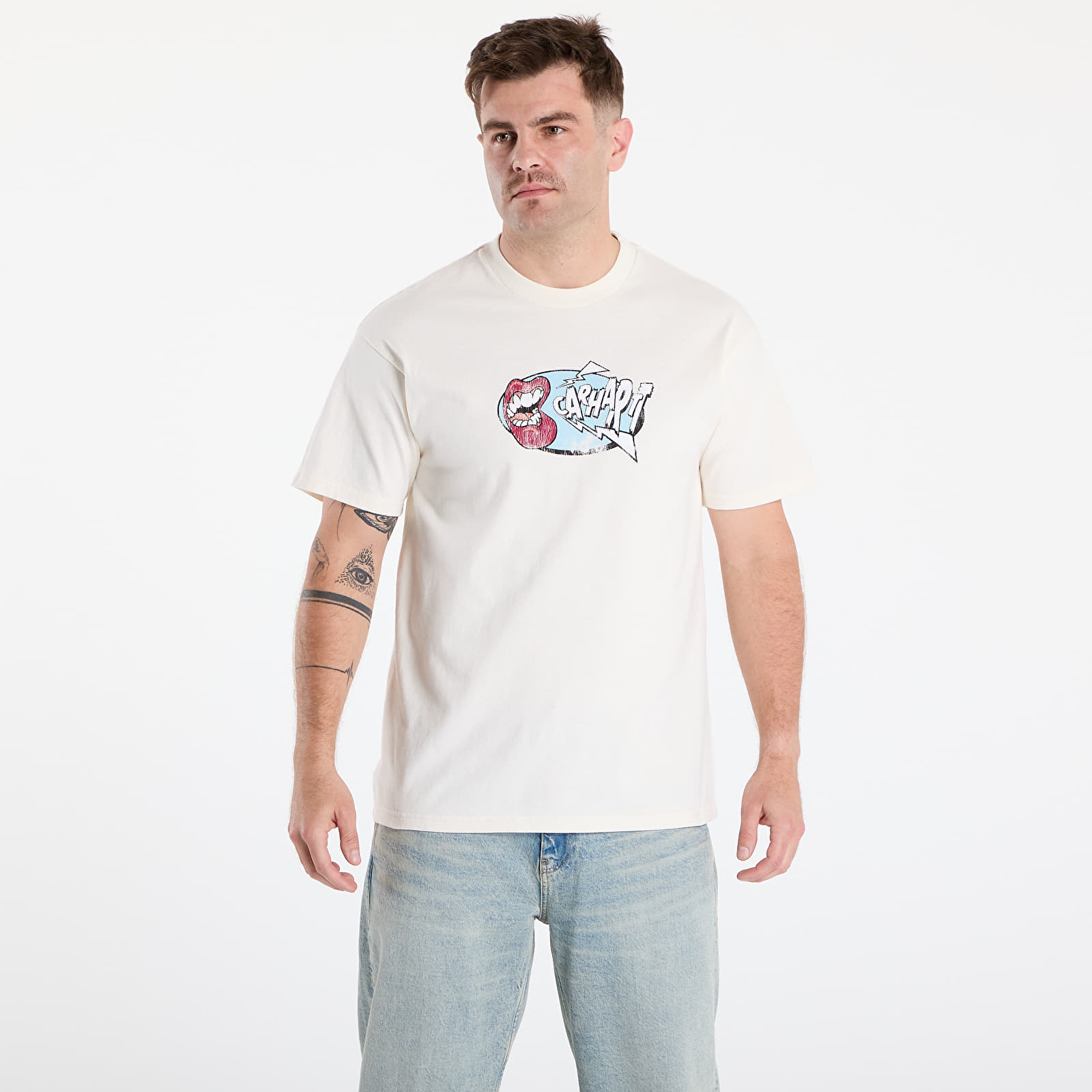 T-Shirts Männer Carhartt WIP S/S Louder T-Shirt UNISEX Wax Heavy Enzyme Wash