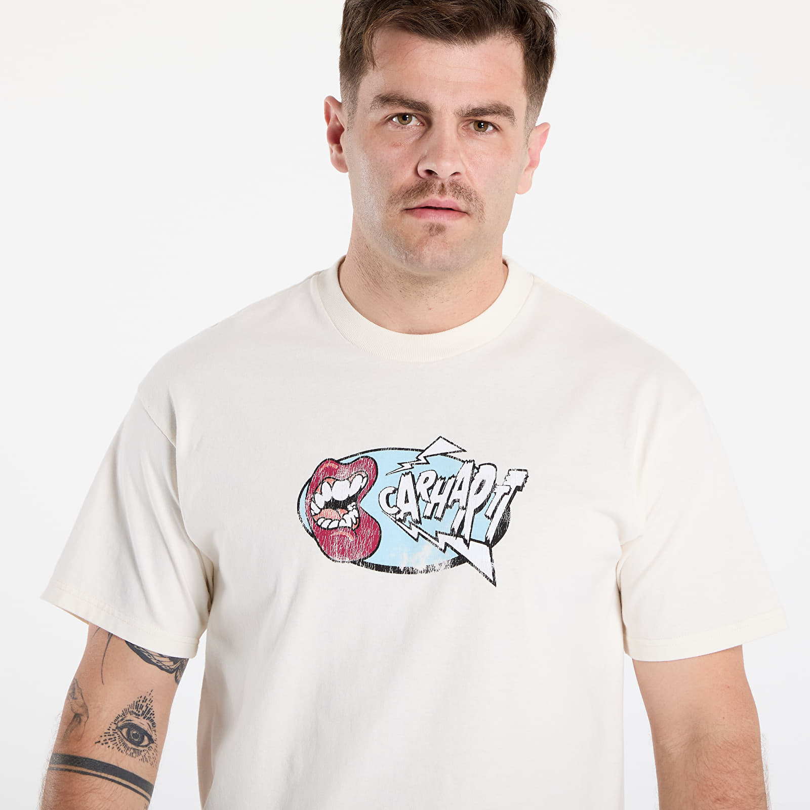 T-Shirts Männer Carhartt WIP S/S Louder T-Shirt UNISEX Wax Heavy Enzyme Wash