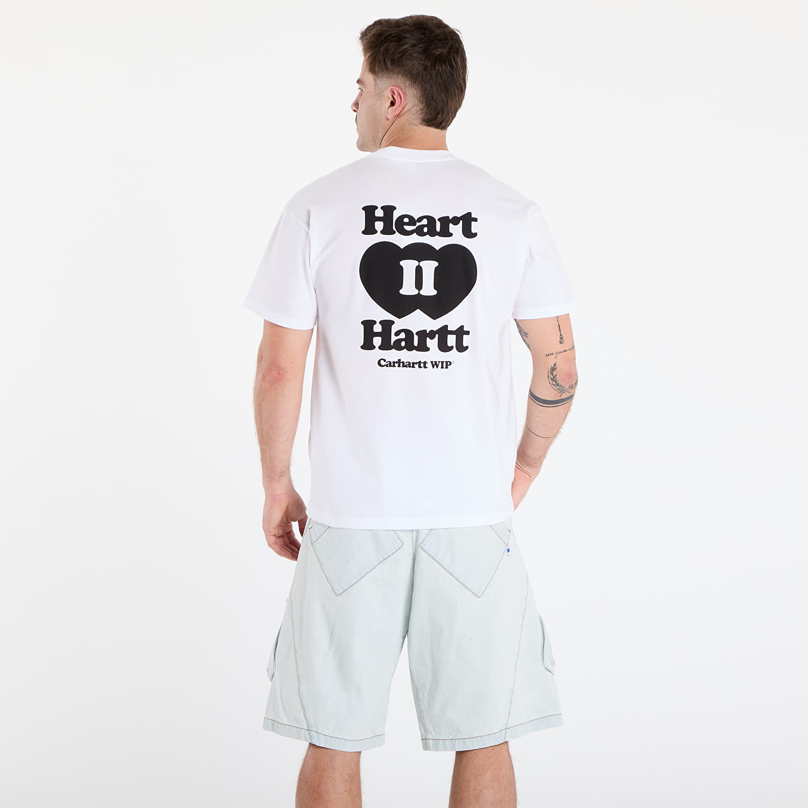 T-Shirts Männer Carhartt WIP S/S Heart II Hartt T-Shirt UNISEX White