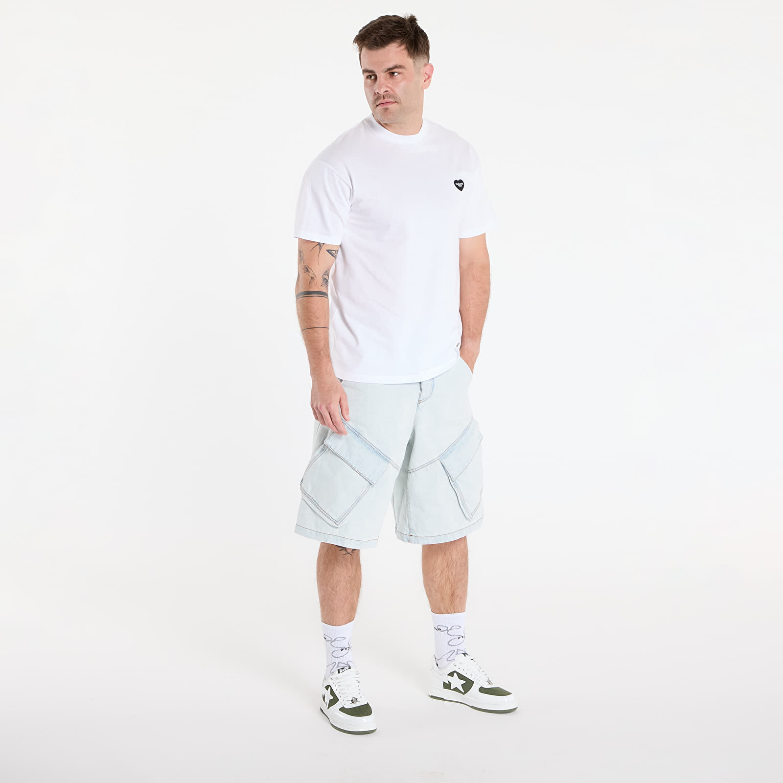 T-Shirts Männer Carhartt WIP S/S Heart II Hartt T-Shirt UNISEX White