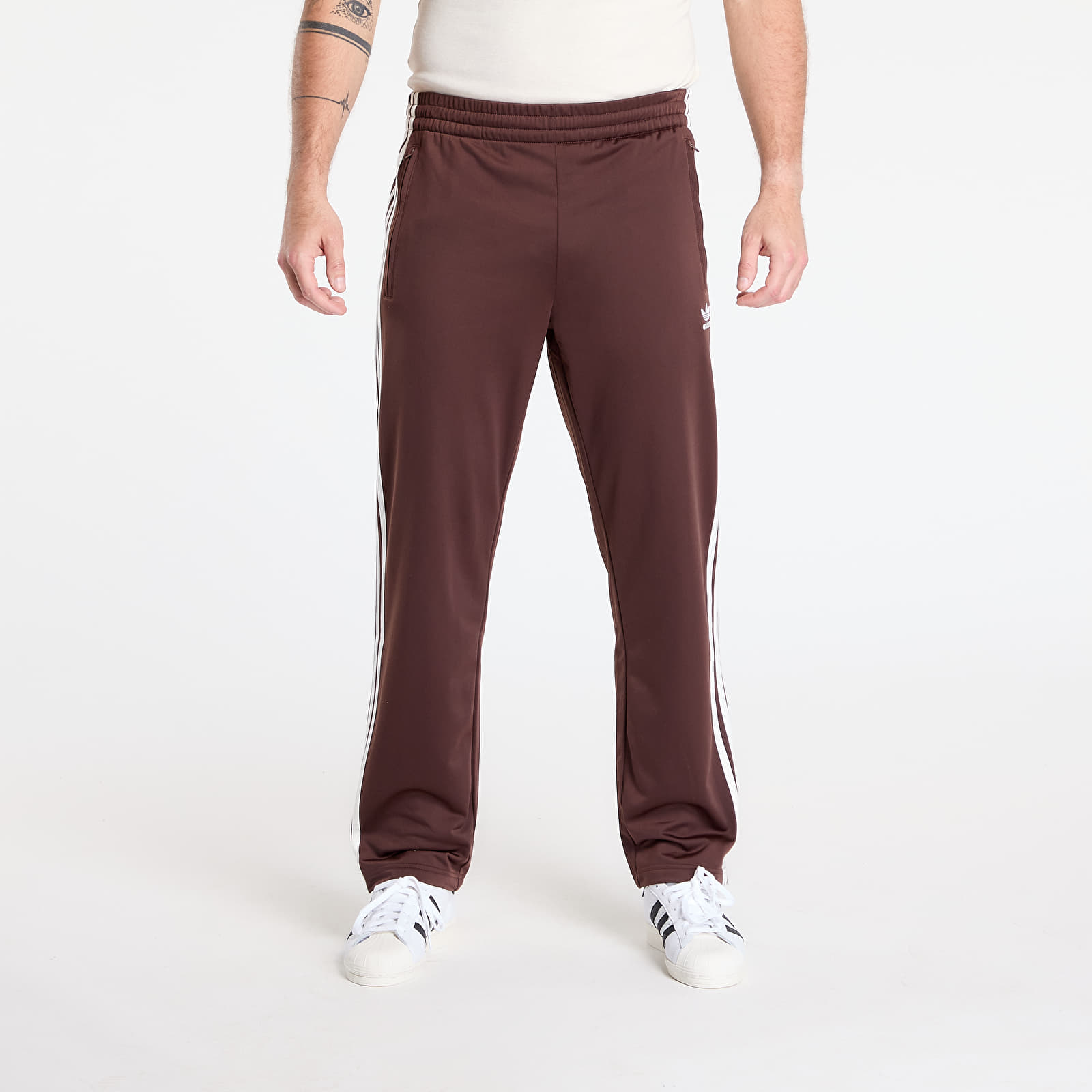 Men's trousers adidas Adicolor Classics Firebird Track Tracksuit Bottoms Auburn/ Off White
