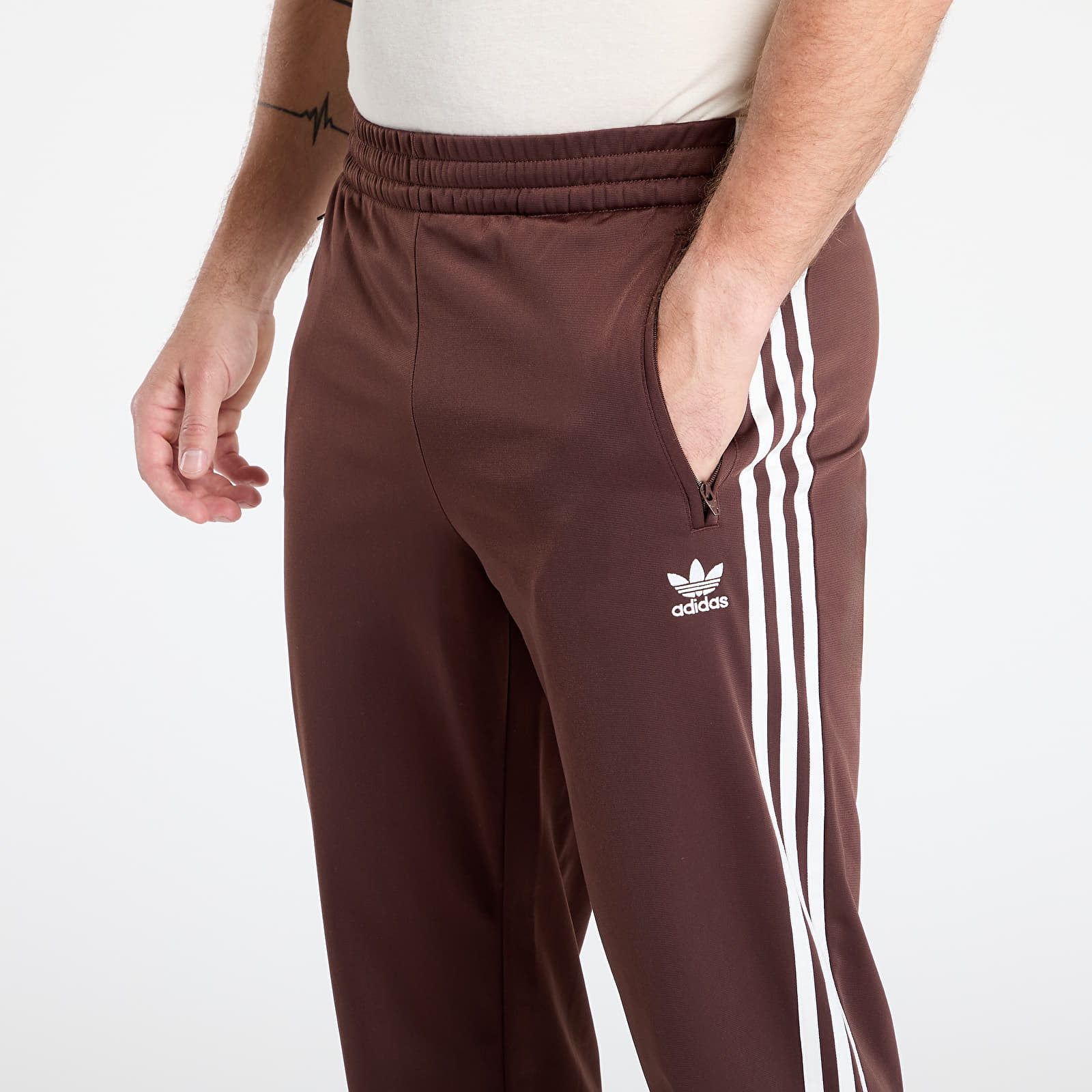 Men's trousers adidas Adicolor Classics Firebird Track Tracksuit Bottoms Auburn/ Off White