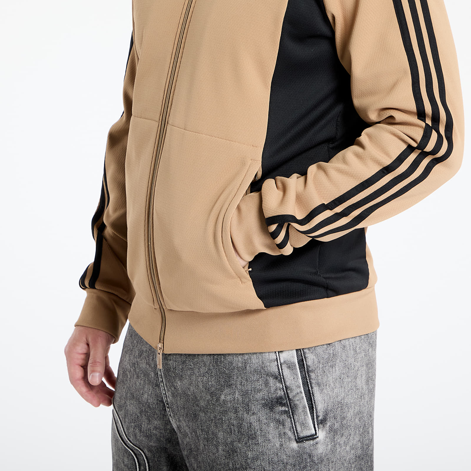 Men's jackets adidas Adicolor Panel Track Top Cardboard