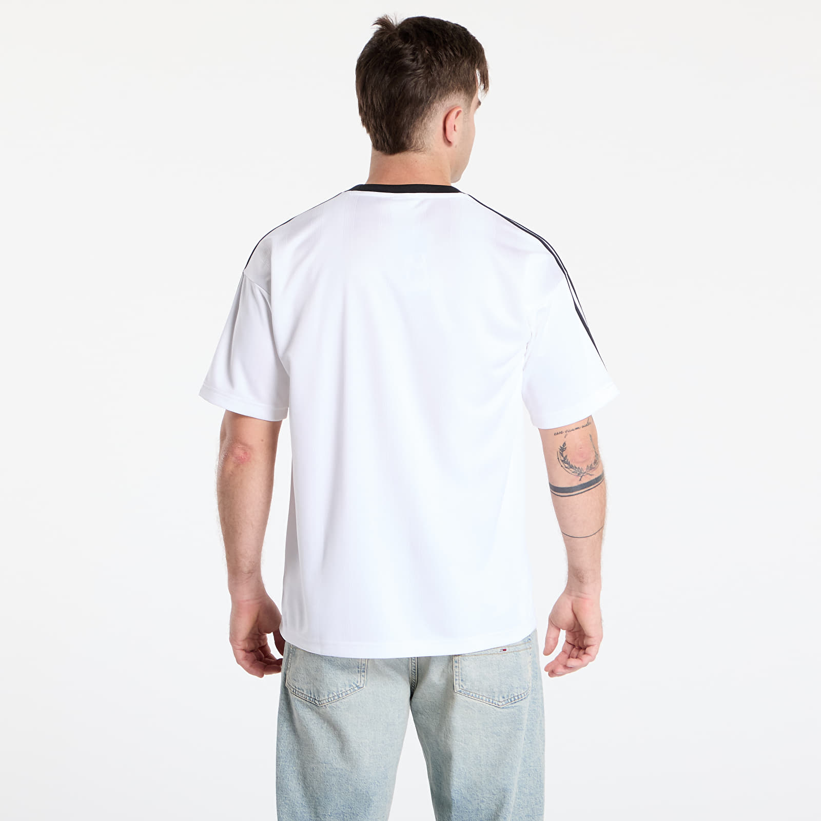Camisetas hombre adidas Jacquard Jersey White/ Black