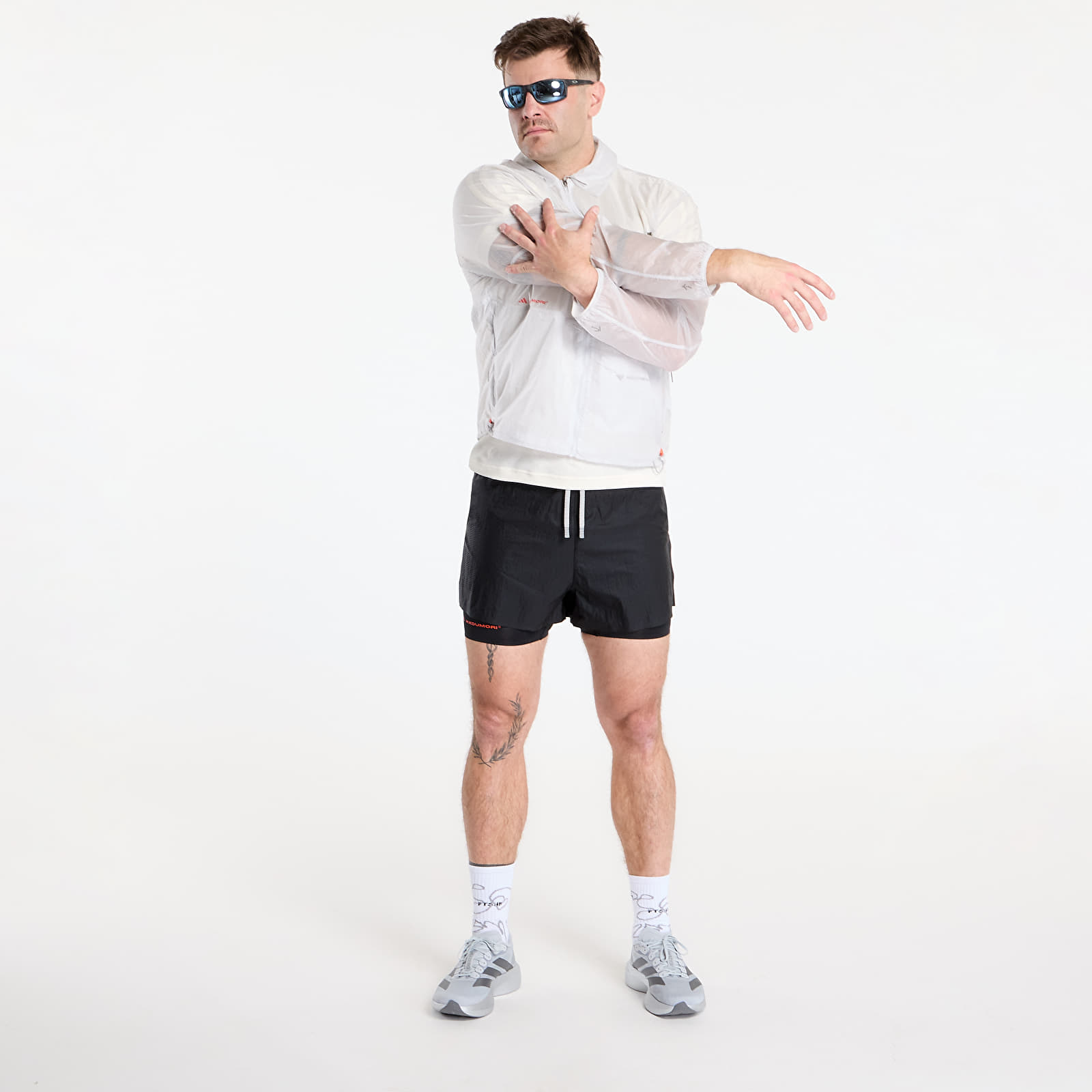 Pantalones cortos para hombre adidas Adi365 H.Koumori Running 2-In-1 Shorts Black