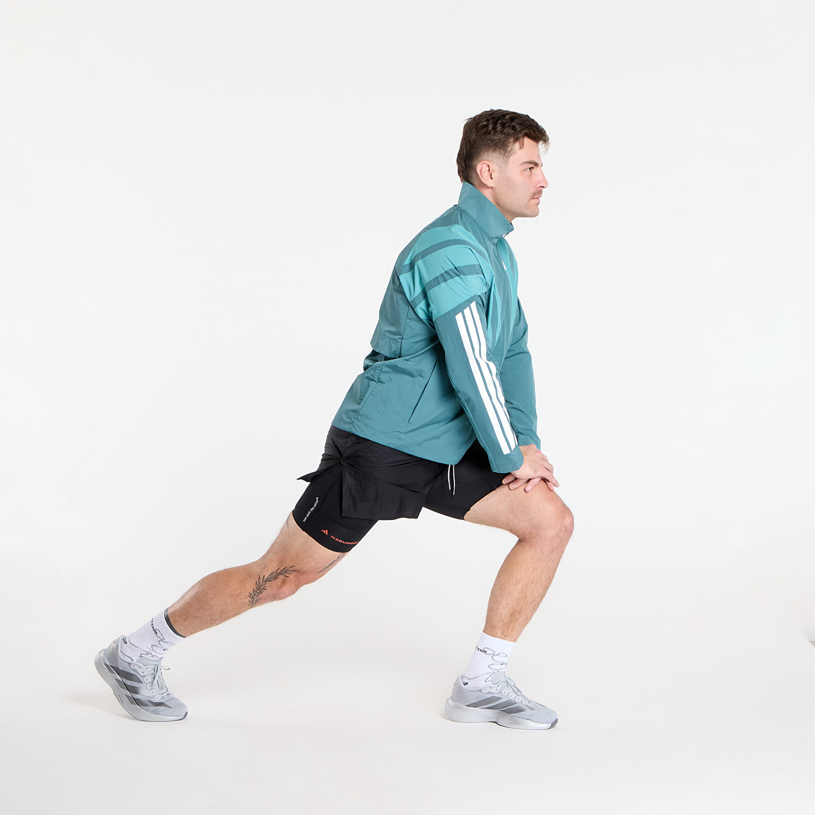 Chaquetas de hombre adidas Adizero Archive Running Jacket Preloved Teal/ Carbon