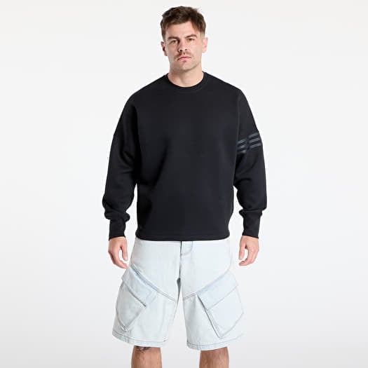 Sweatshirt adidas Neuclassics Long Sleeve Oversized Crew Black