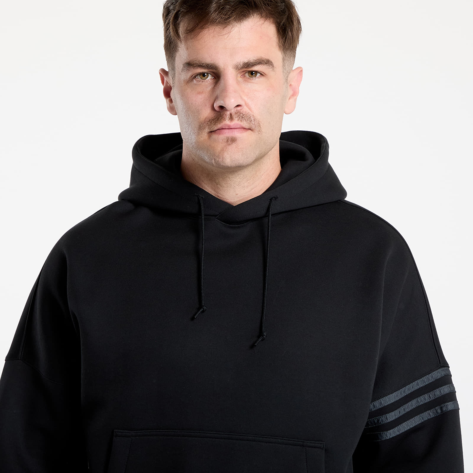 Pánské mikiny adidas Neuclassics Hoodie Black