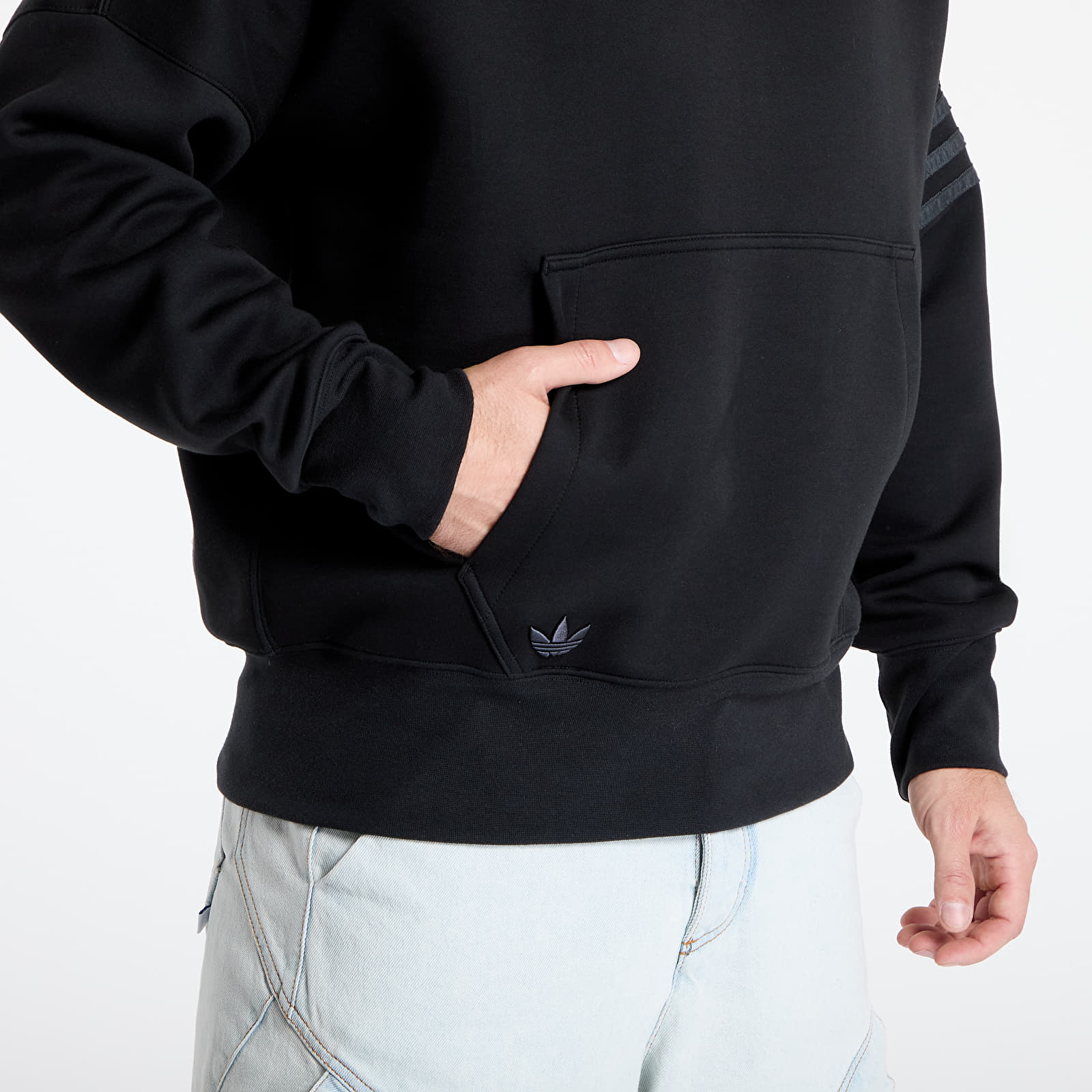 Pánské mikiny adidas Neuclassics Hoodie Black