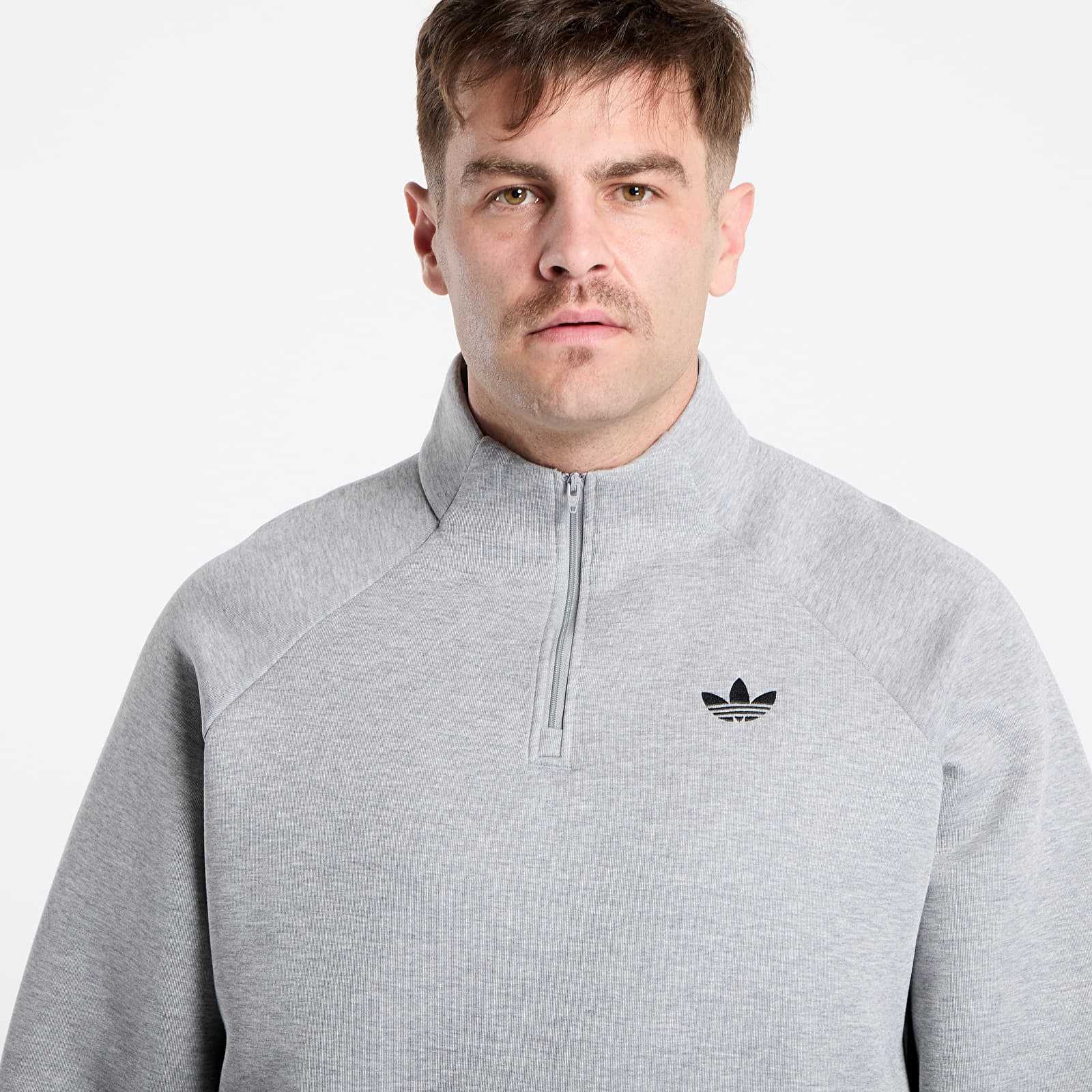 Sudaderas de hombre adidas Spacer Drill Track Top Medium Grey Heather