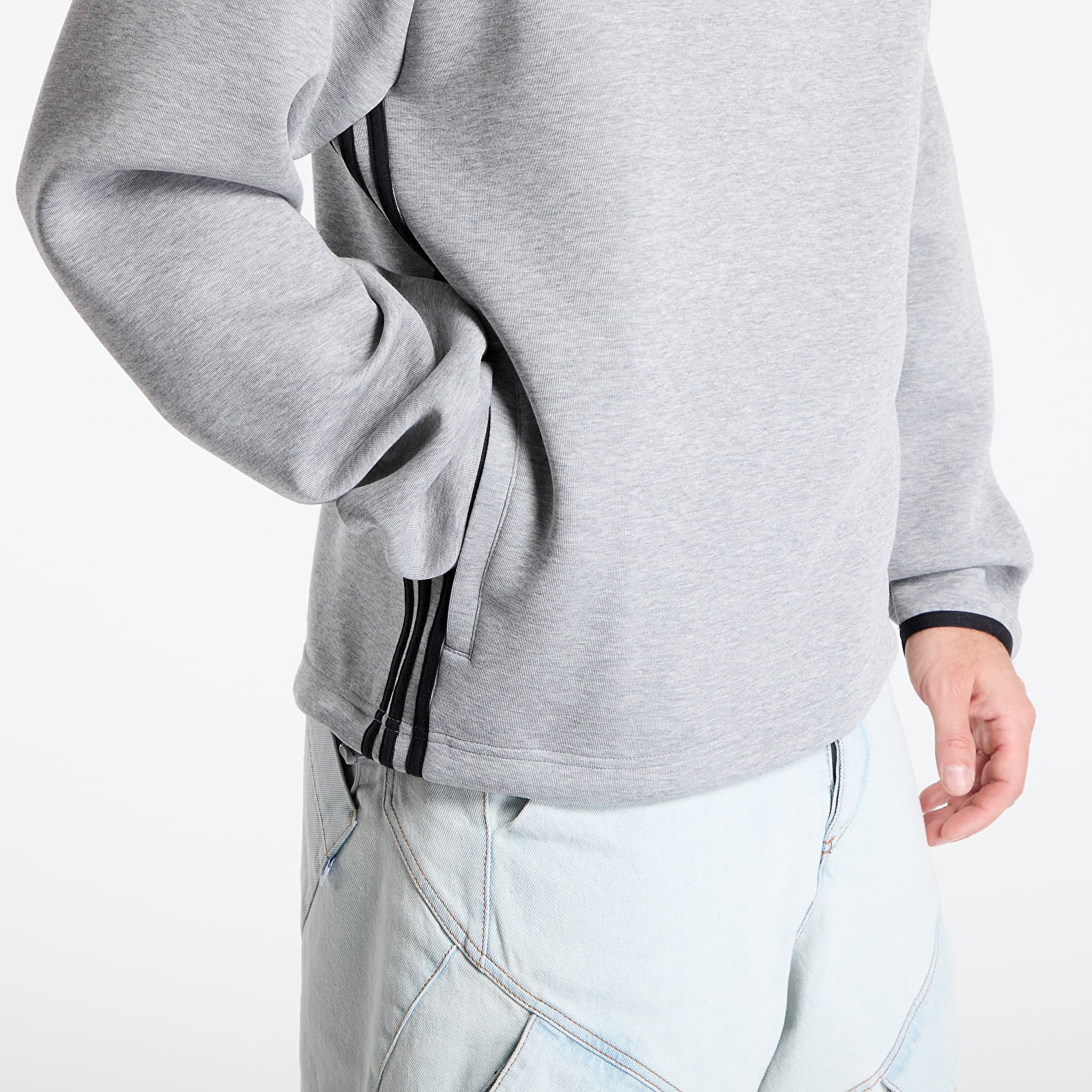 Sudaderas de hombre adidas Spacer Drill Track Top Medium Grey Heather
