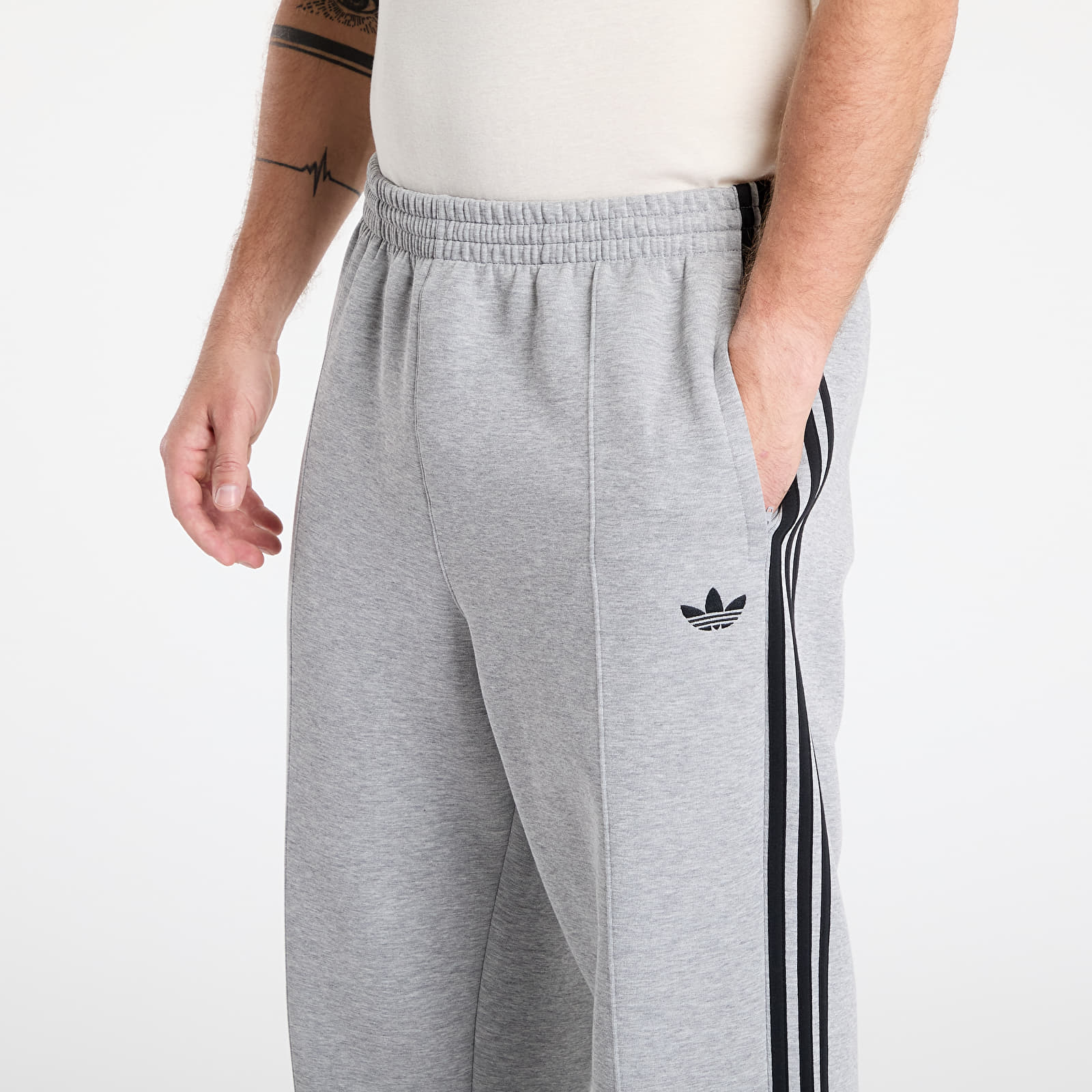 Men's sweatpants adidas Spacer Drill Trackpant Medium Grey Heather