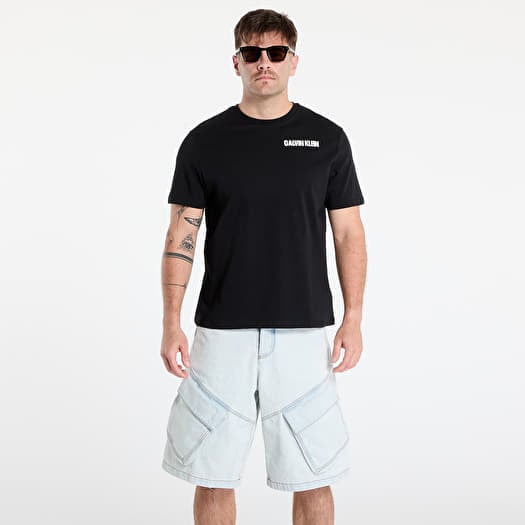 Tricou Calvin Klein Jeans Ss 20S Calvin Line 3 Tee Black