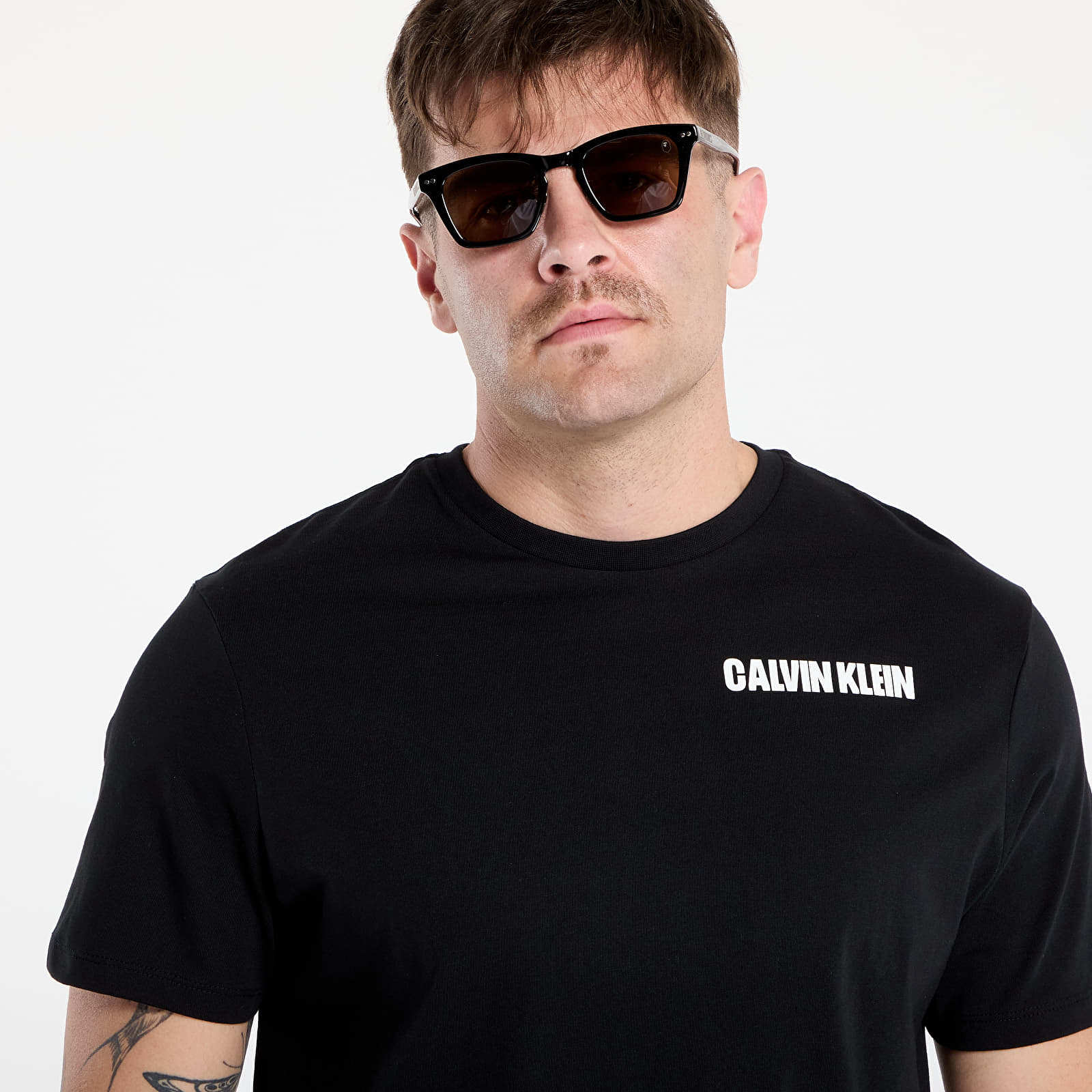 Men's T-shirts Calvin Klein Jeans Ss 20S Calvin Line 3 Tee Black