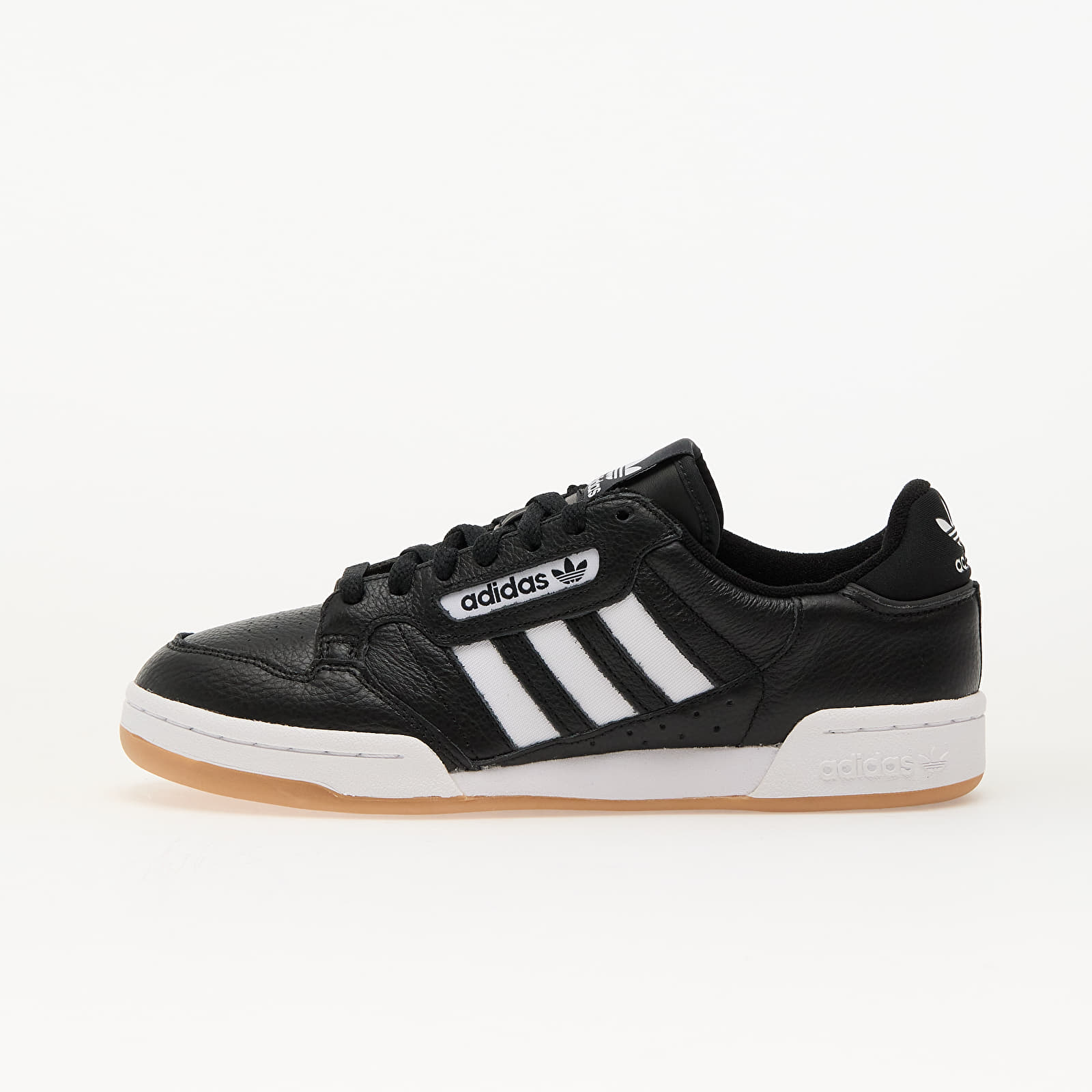 Men's sneakers and shoes adidas Continental 80 Stripes Core Black/ Ftw White/ Gum