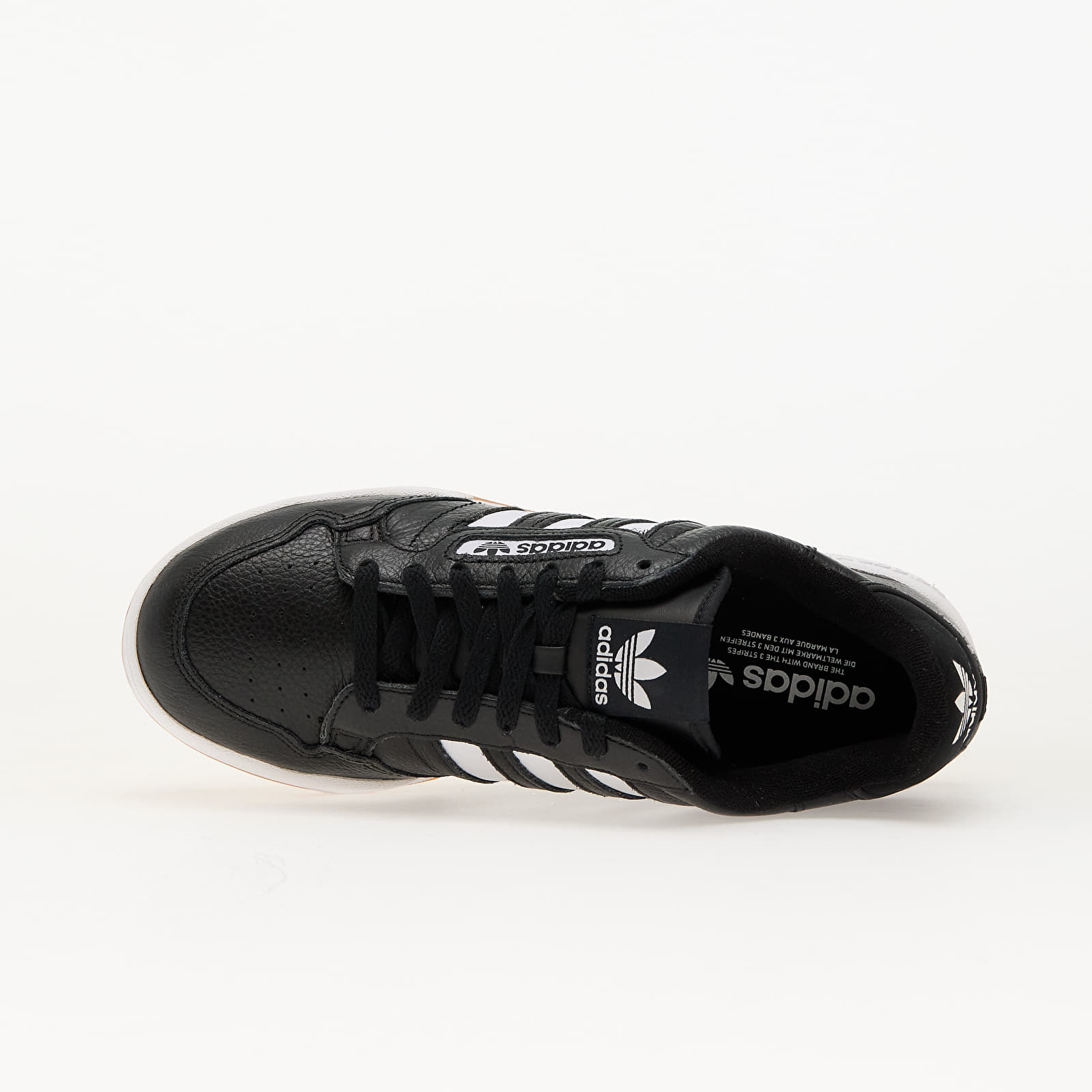 Men's sneakers and shoes adidas Continental 80 Stripes Core Black/ Ftw White/ Gum