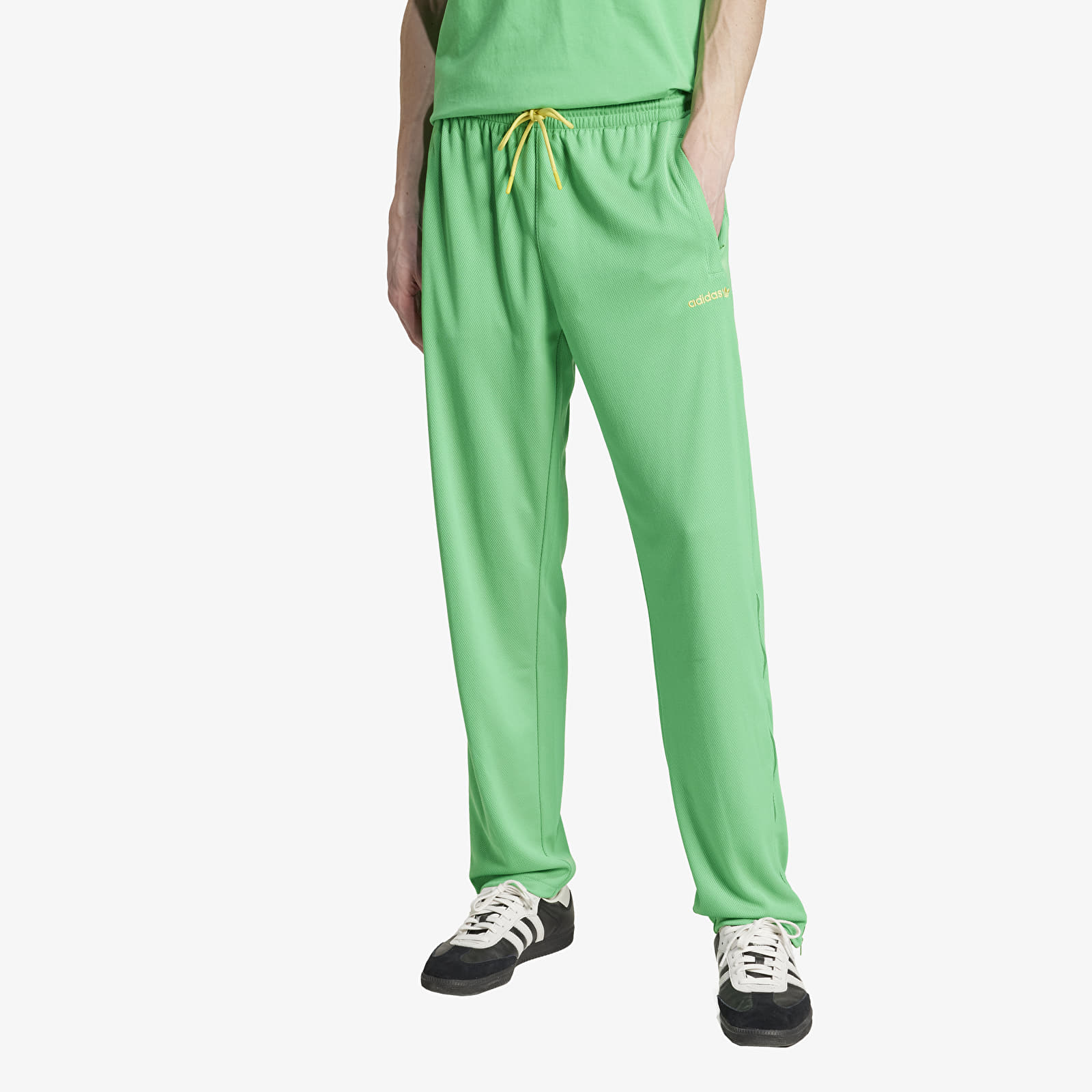 Men's trousers adidas Zip Flr Pant Green/ Energy Green