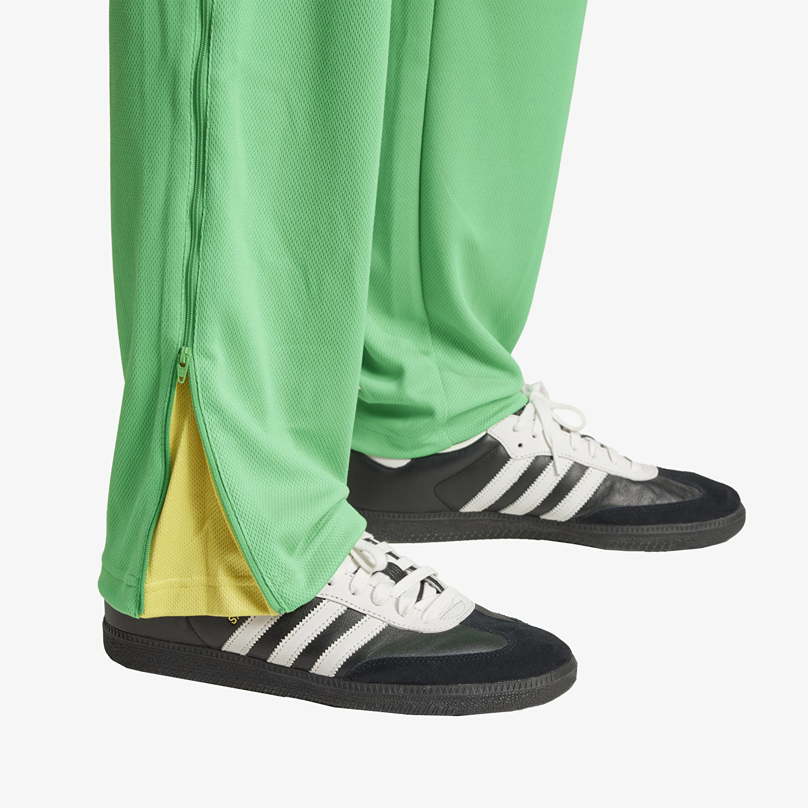 Men's trousers adidas Zip Flr Pant Green/ Energy Green