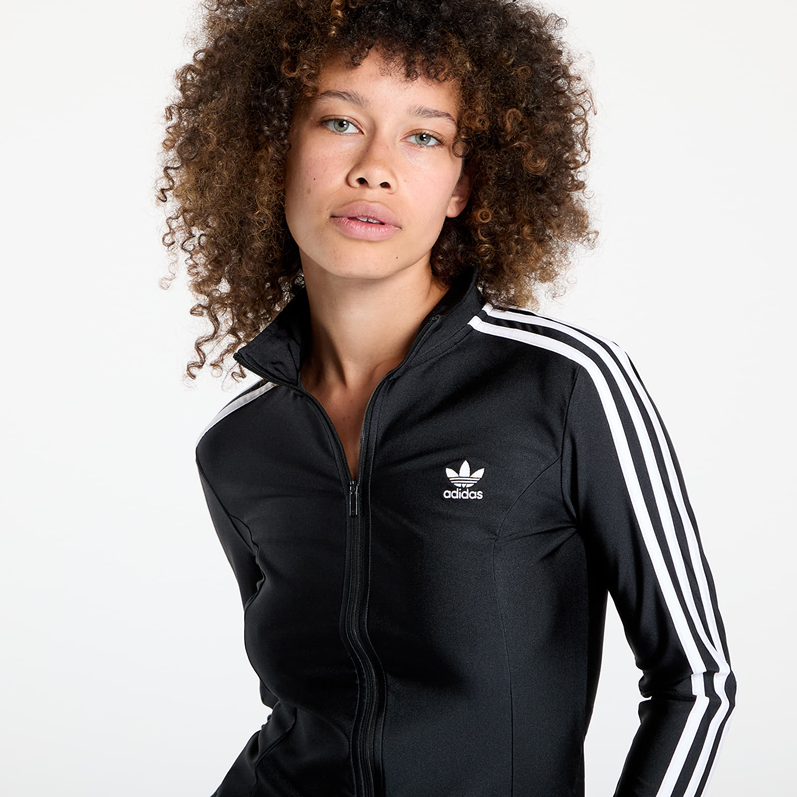 Women's jackets adidas 3S SLim Track Top Black