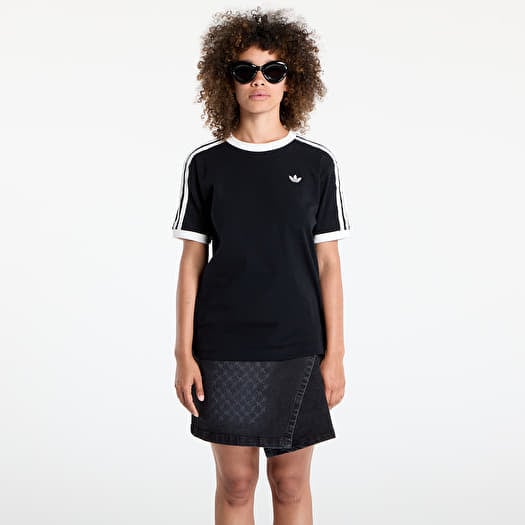 T-shirt adidas Originals Ruffle 3-Stripes T-Shirt Black