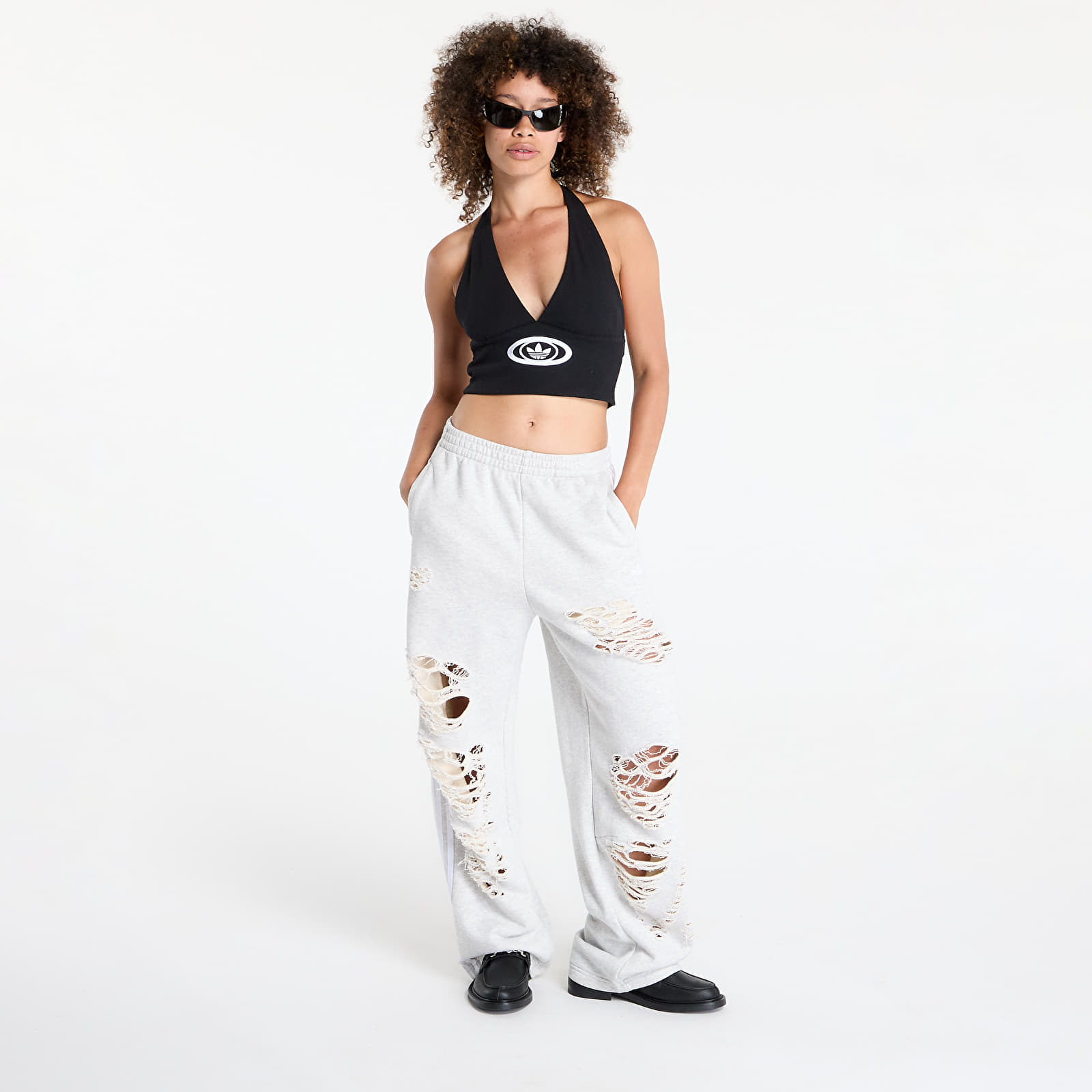 Tops de mujer adidas Originals Campus 2000 V Top Black