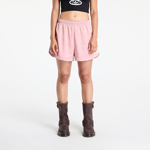 Shorts adidas Originals Satin Shorts Ruffle 3-Stripes Wonder Mauve