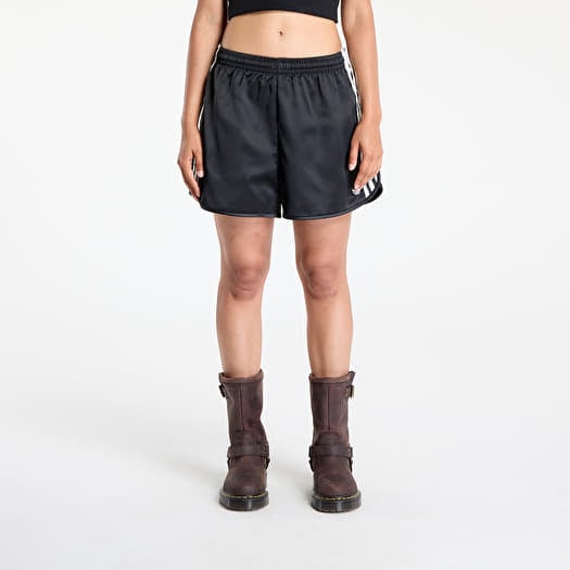 Pantalones cortos adidas Originals Satin Shorts Ruffle 3-Stripes Black