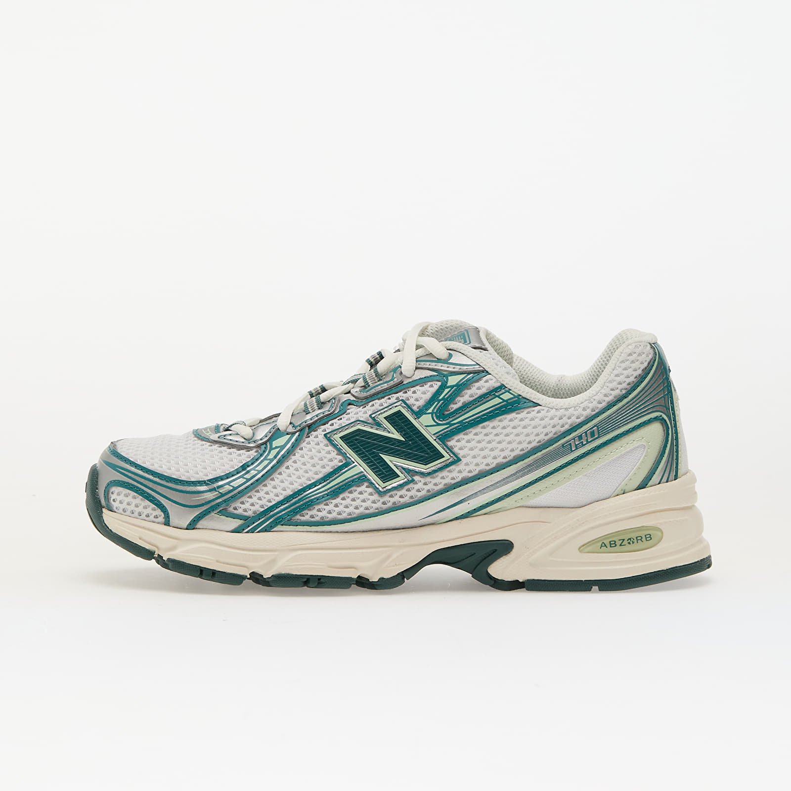 Men's sneakers and shoes New Balance 740 White/ Marsh Green/ Sea Salt