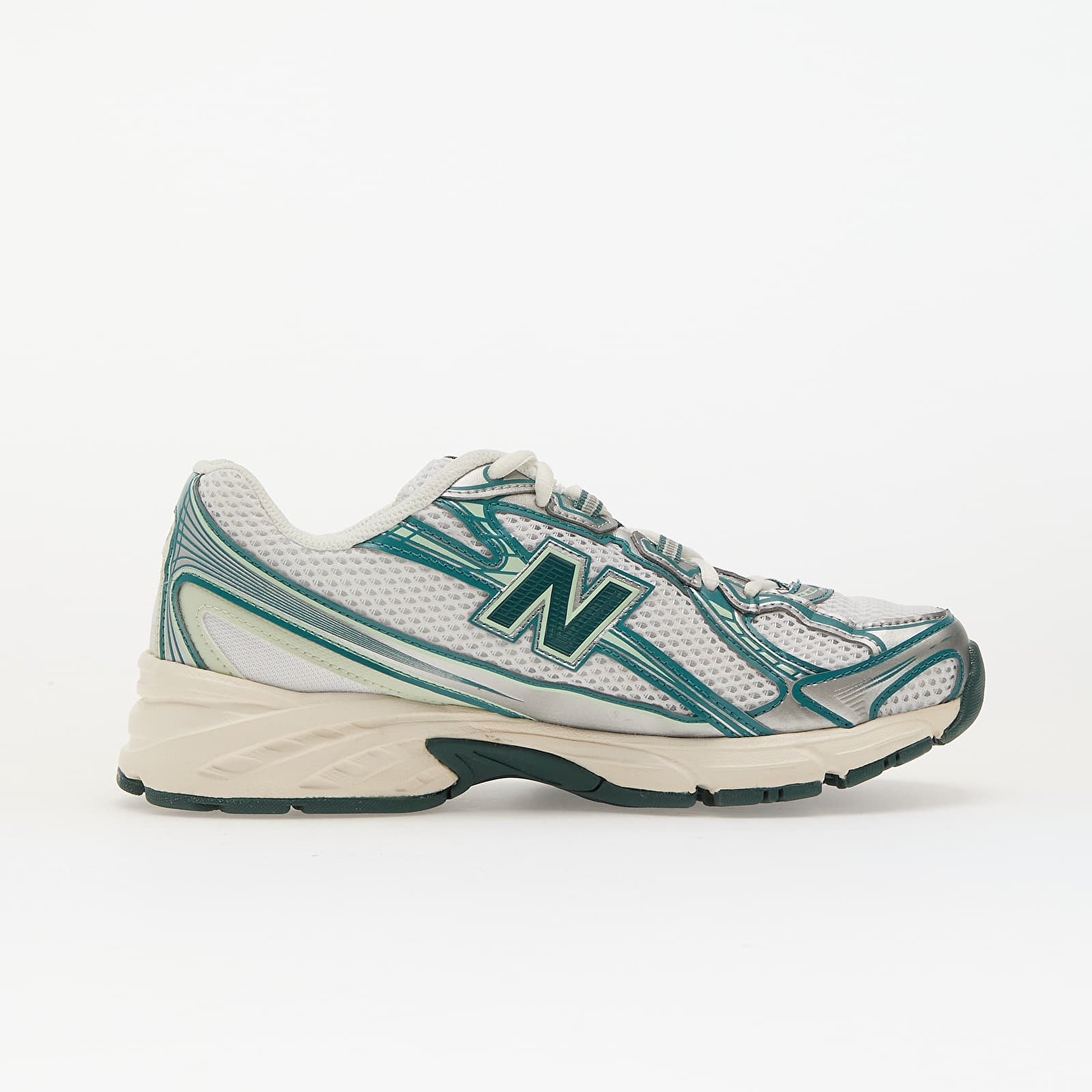 Men's sneakers and shoes New Balance 740 White/ Marsh Green/ Sea Salt