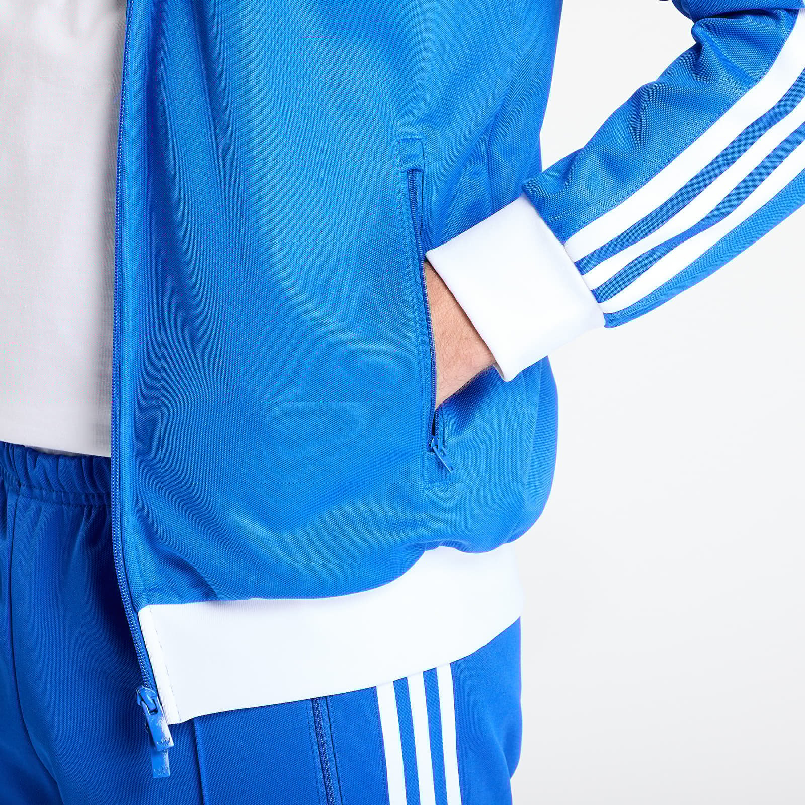 Joped adidas Adicolor Classics Beckenbauer Track Top Blue/ White