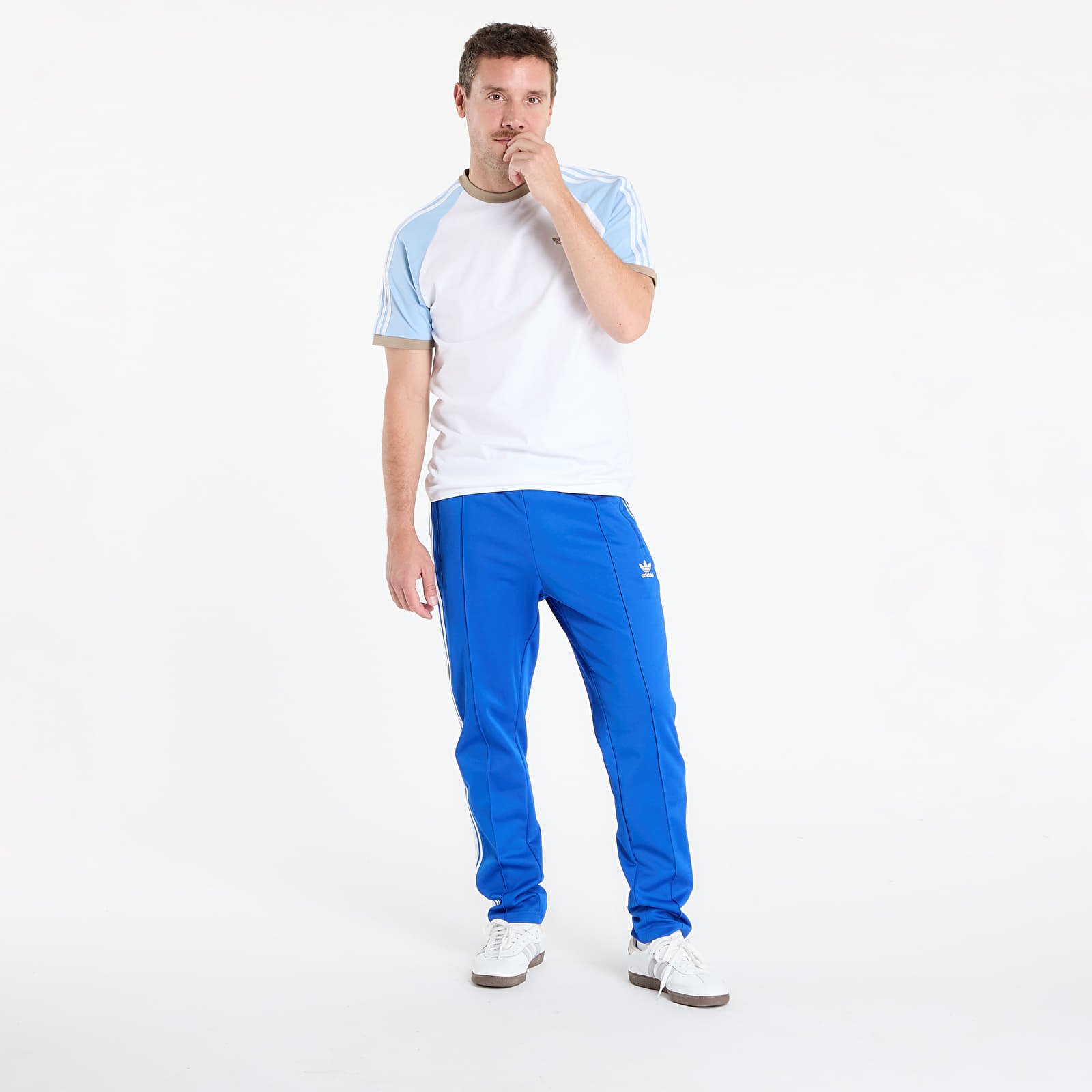 Dressid adidas Adicolor Classics Beckenbauer Track Pants Blue/ White