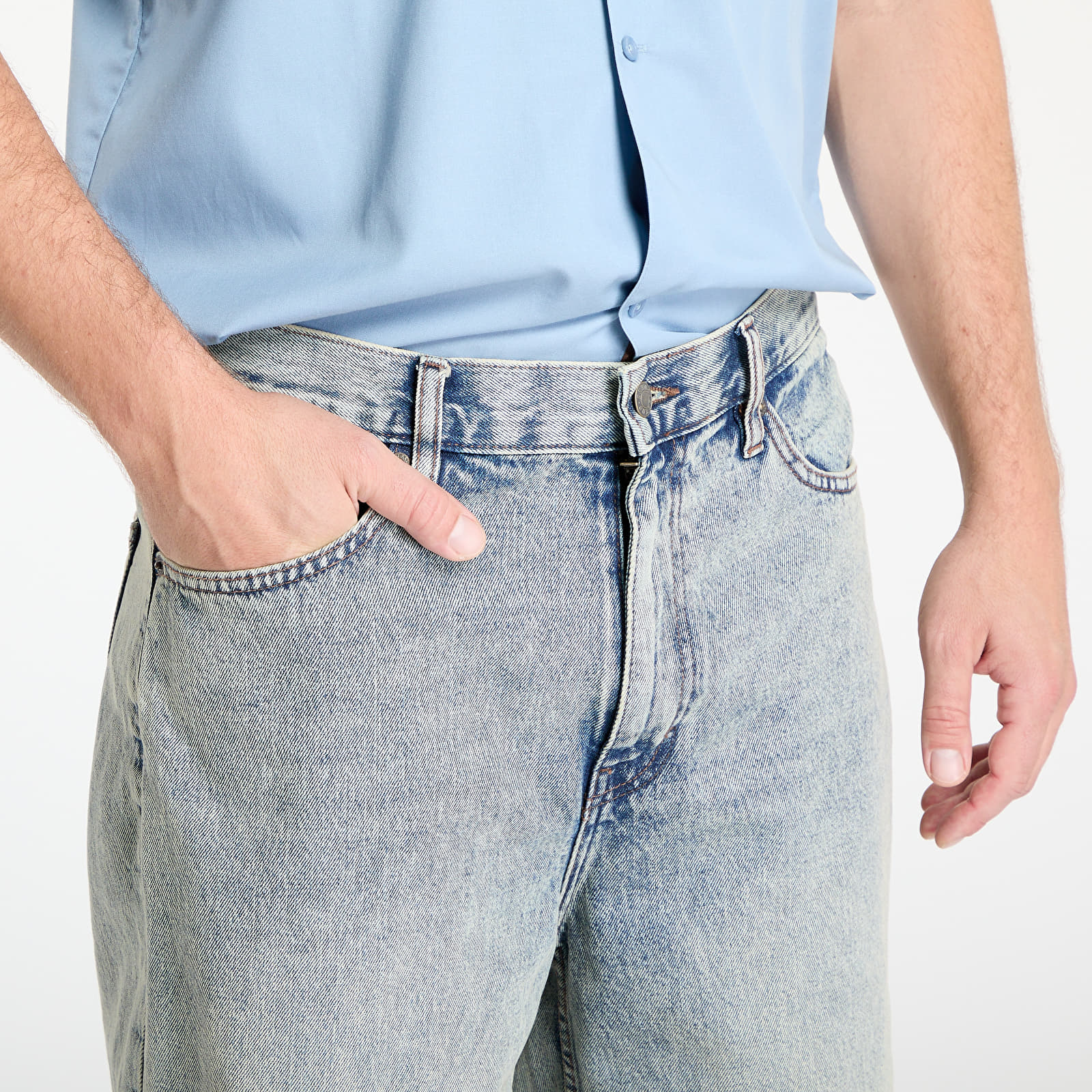 Shortsid Guess Originals Baggy Denim Short Washed Blue