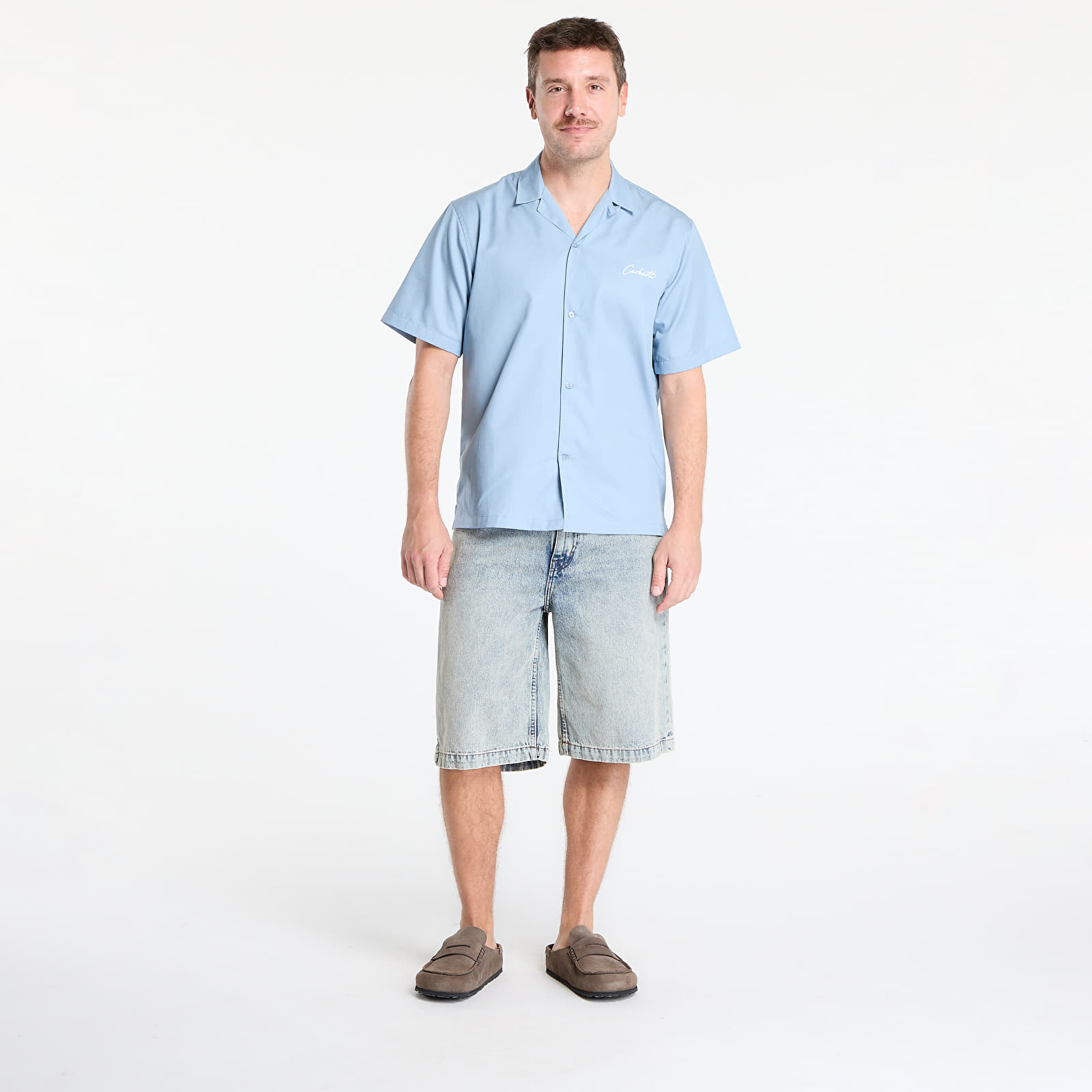 Shortsid Guess Originals Baggy Denim Short Washed Blue