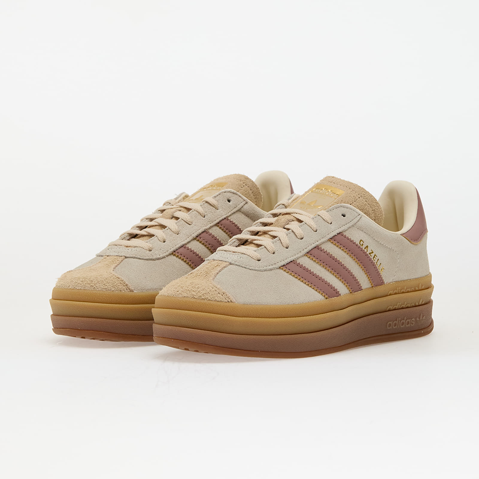 Zapatillas mujer adidas Gazelle Bold W Crew White/ Warm Clay/ Sand Strata