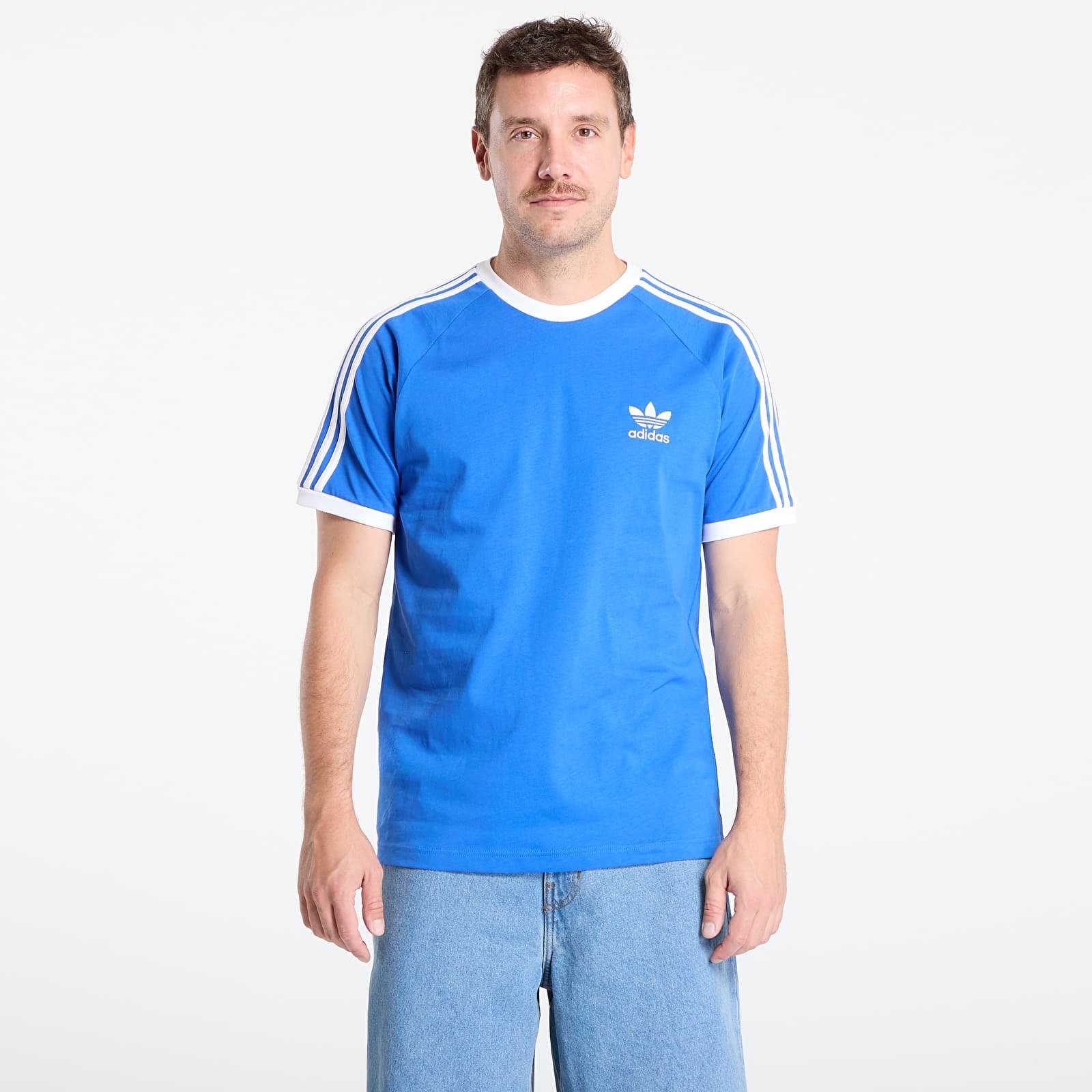 Camisetas hombre adidas 3-Stripes Tee UNISEX Blue