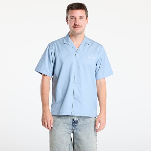 Camisa Carhartt WIP S/S Delray Shirt UNISEX Frosted Blue/ White