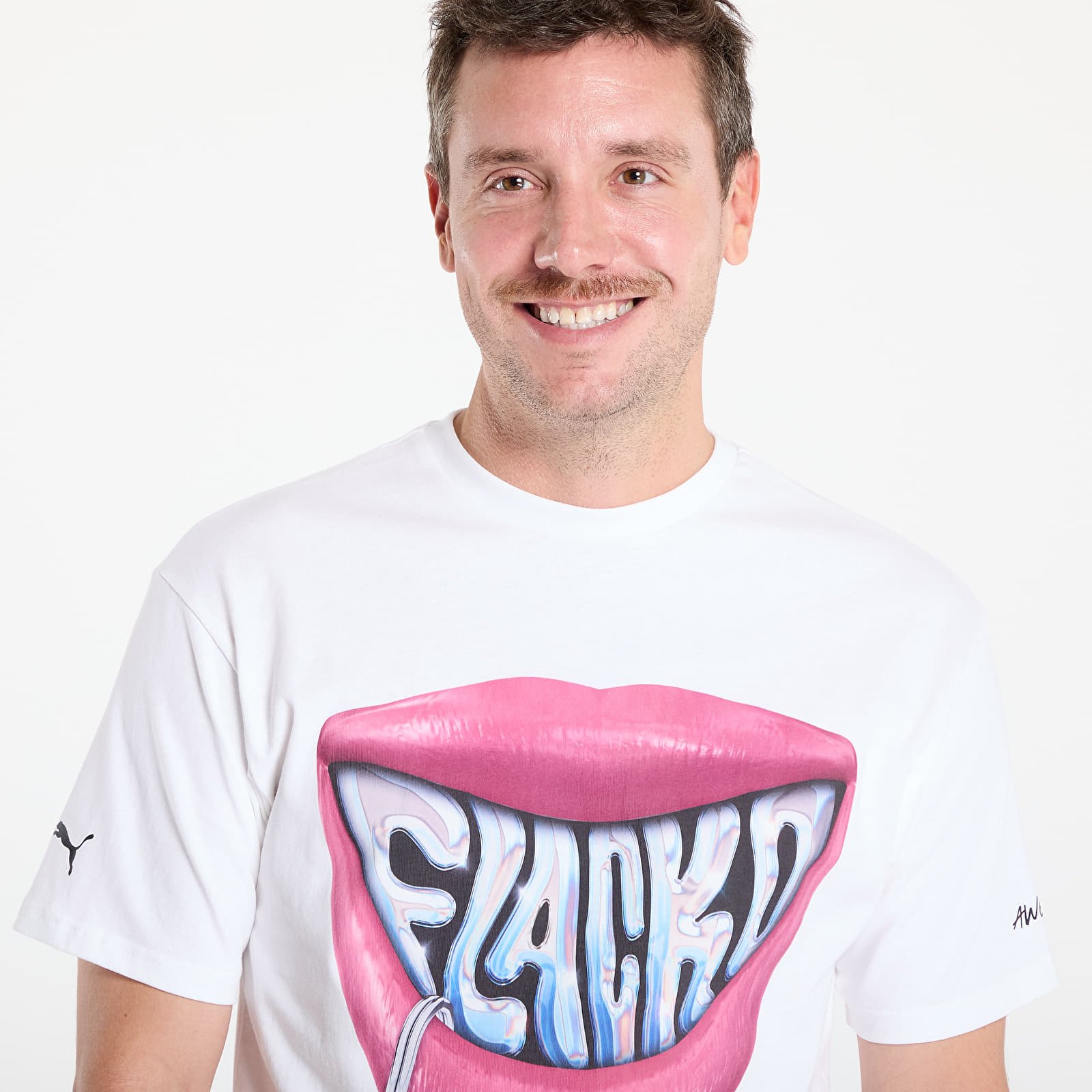 Мъжки тениски PUMA x A$AP ROCKY FLACKO Smile Tee PUMA White