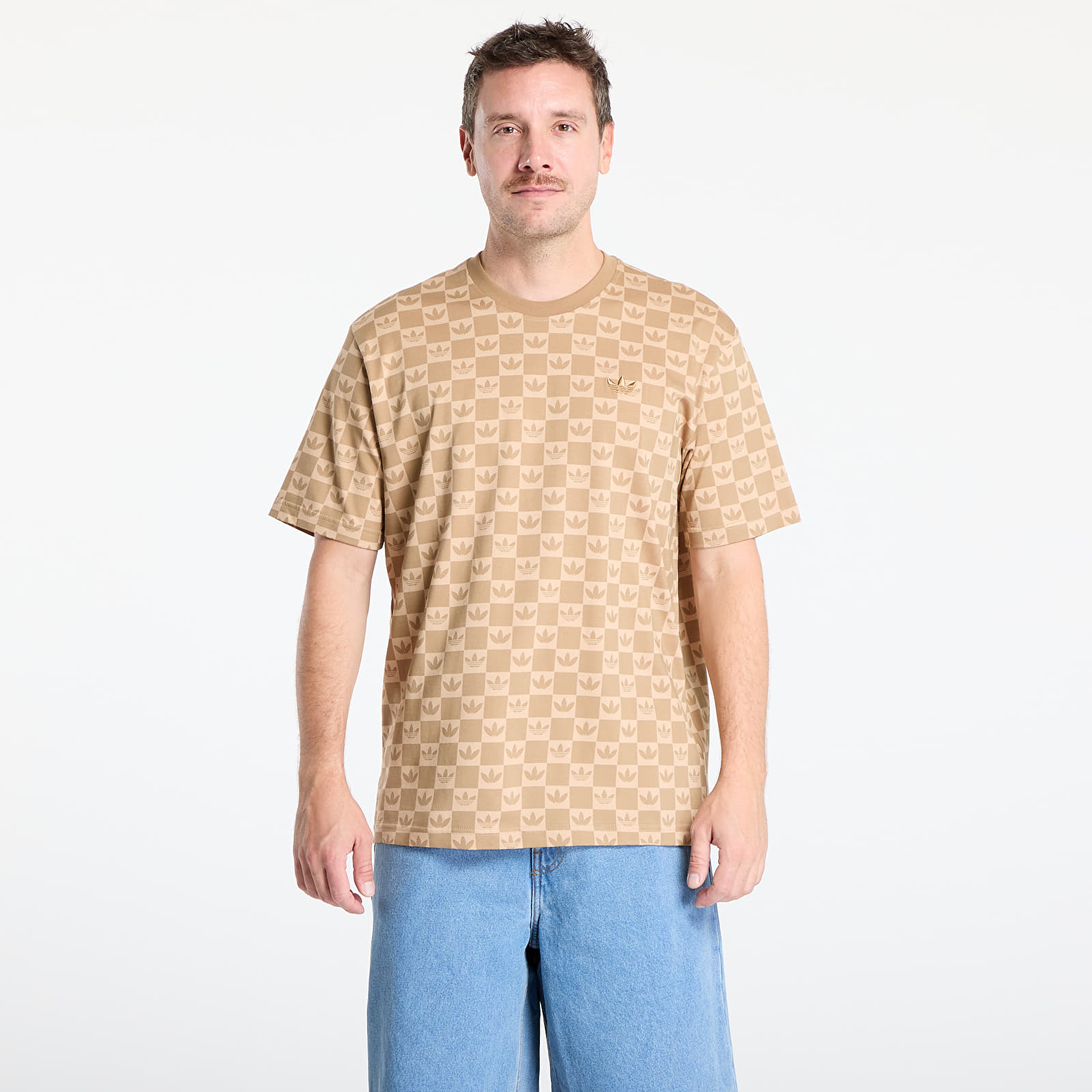 Koszulki adidas Monogram Loose T-Shirt Cardboard
